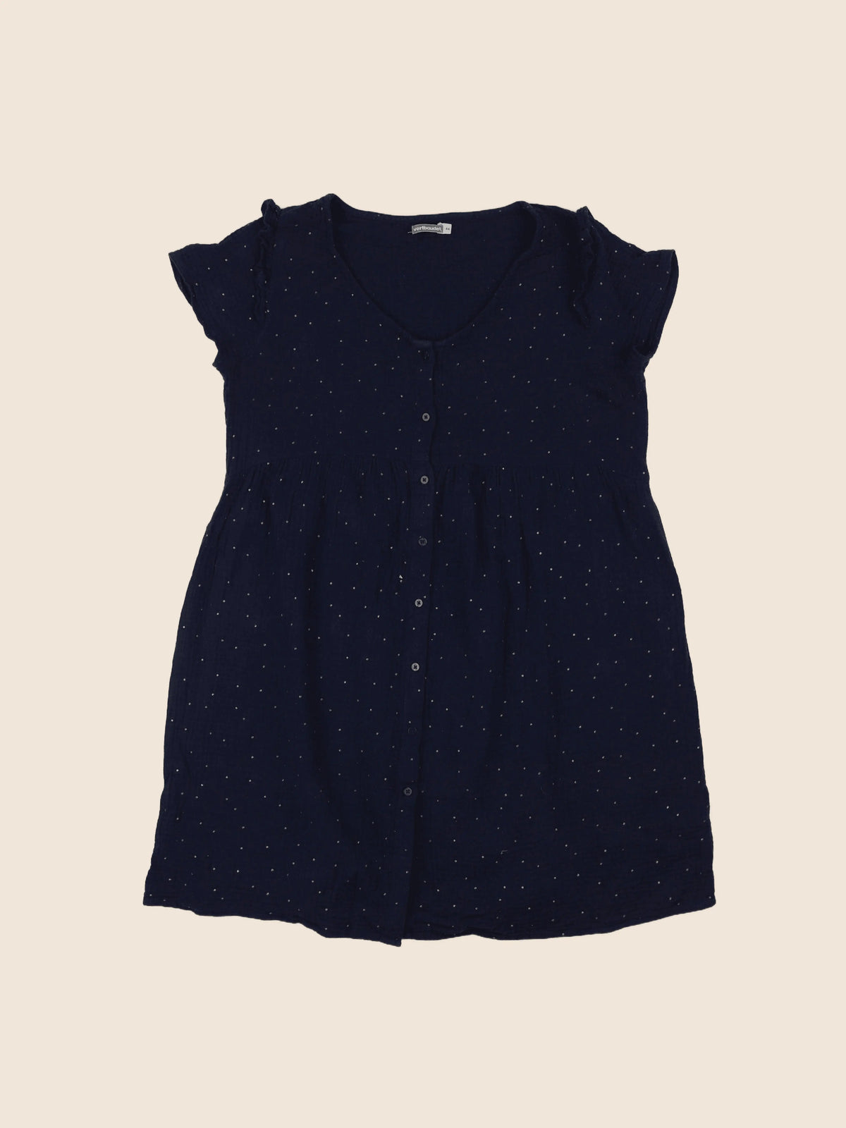Vertbaudet - robe grossesse bleu - 44