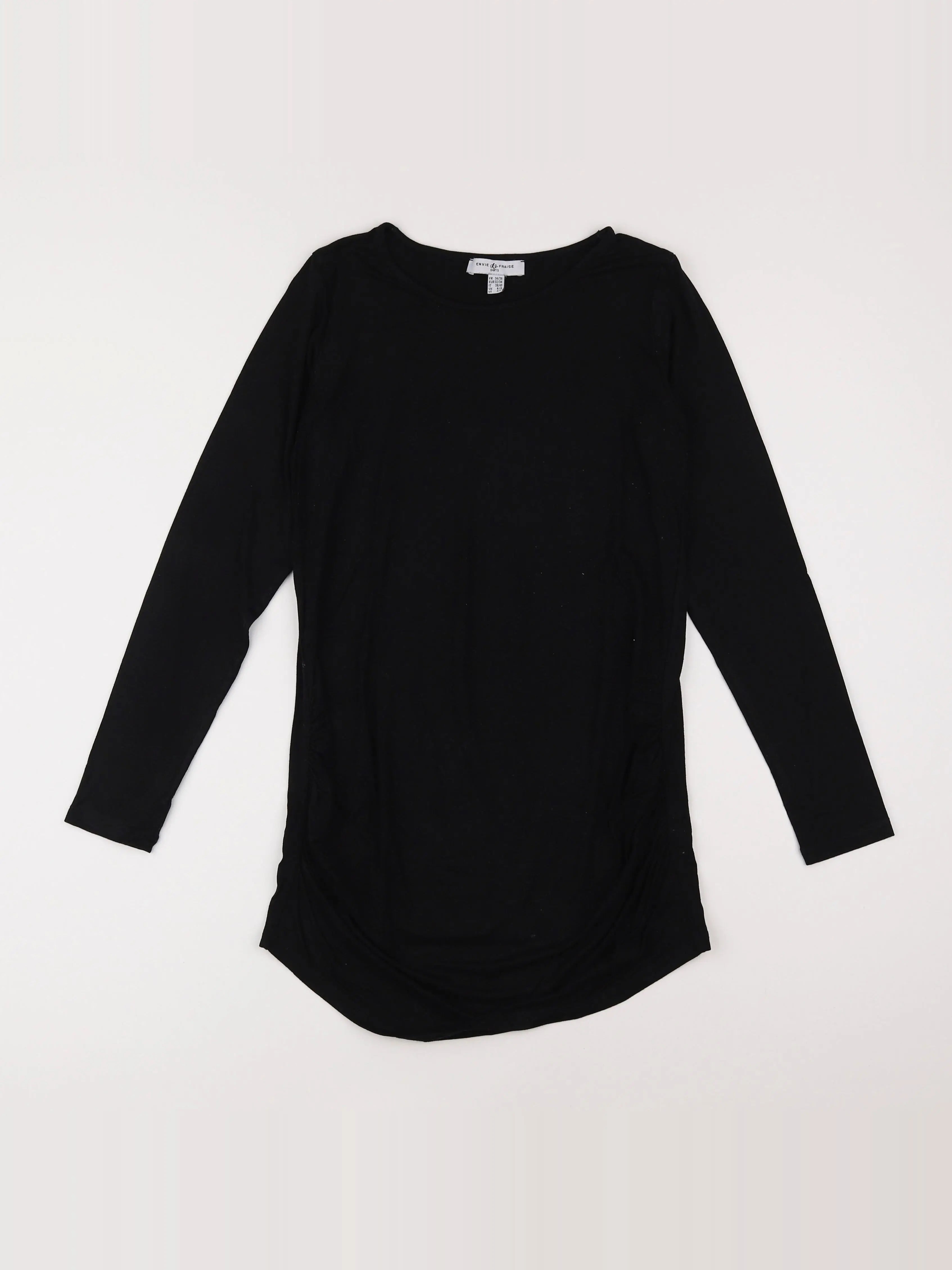 Envie de fraise - robe grossesse, allaitement noir - 34 à 36