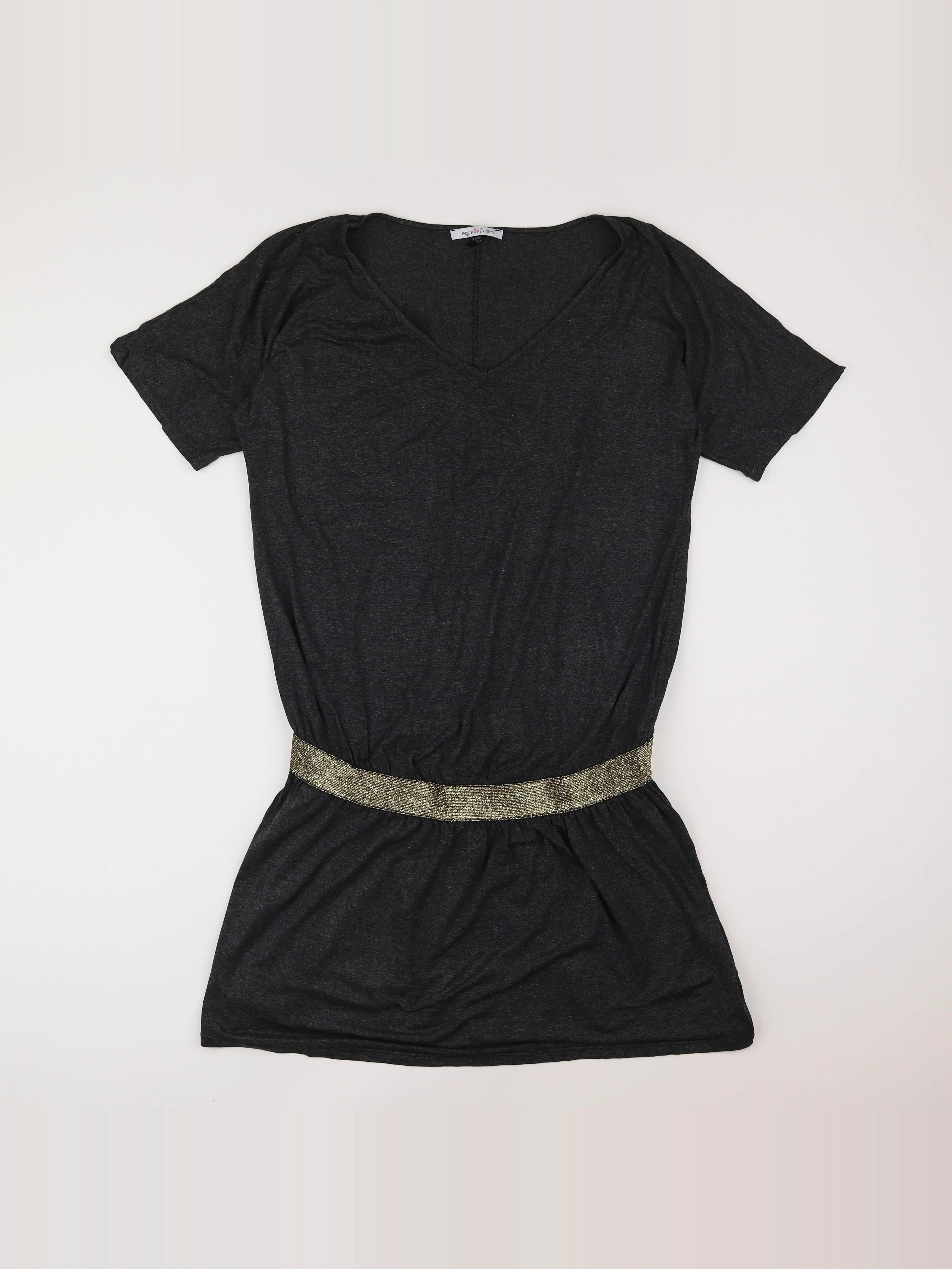 Envie de fraise - robe grossesse gris - 40 à 42