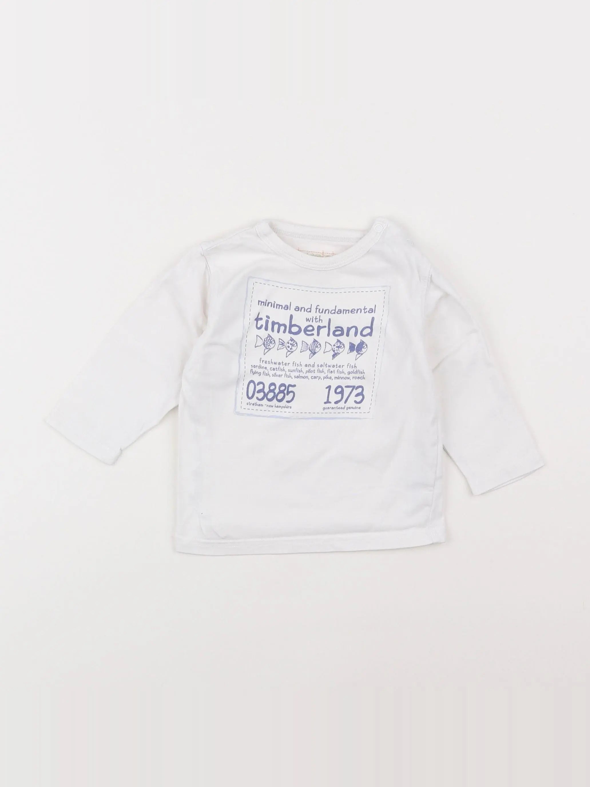 Timberland - tee-shirt blanc - 6 mois