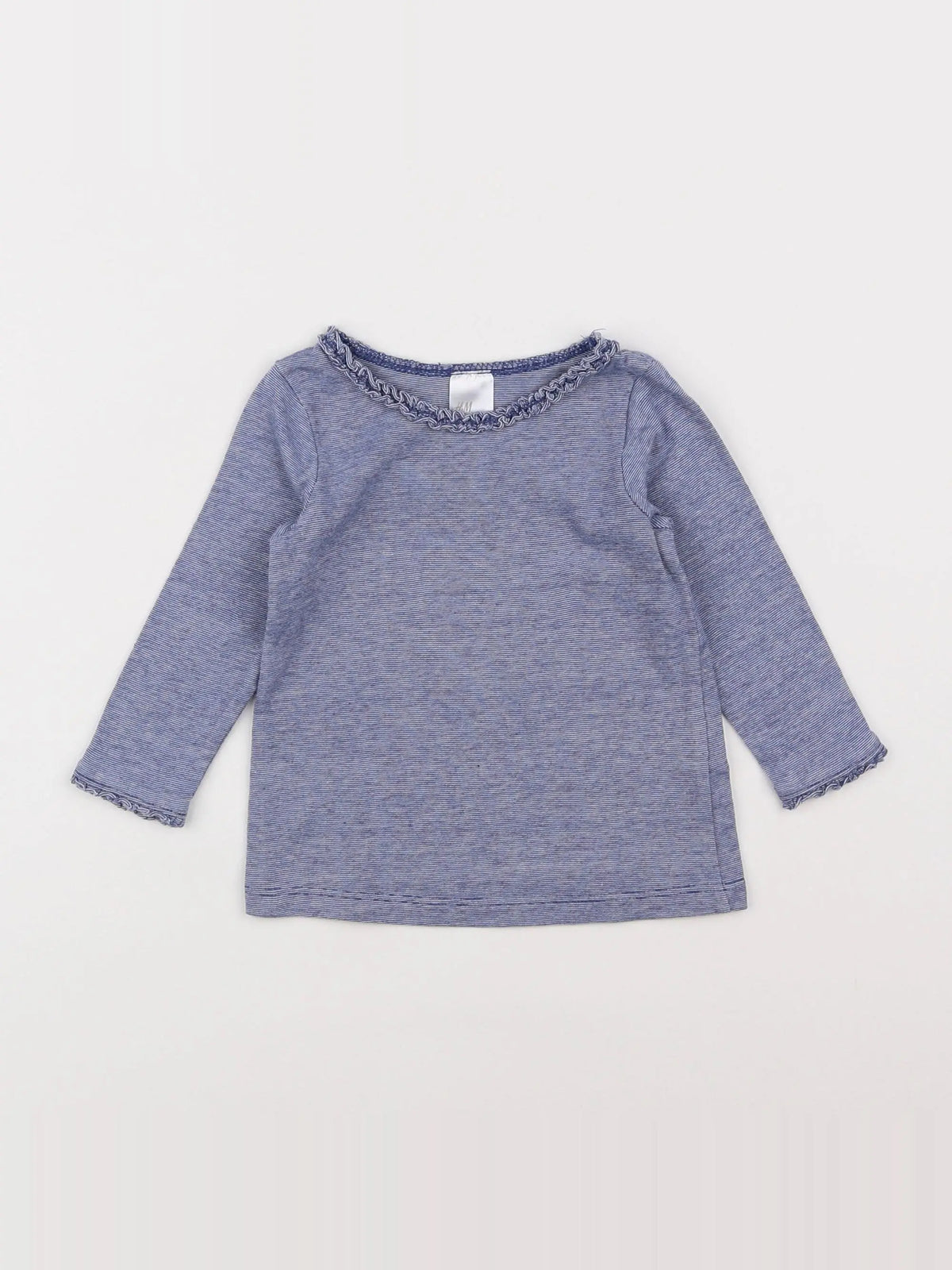 H&M - tee-shirt bleu - 3/6 mois