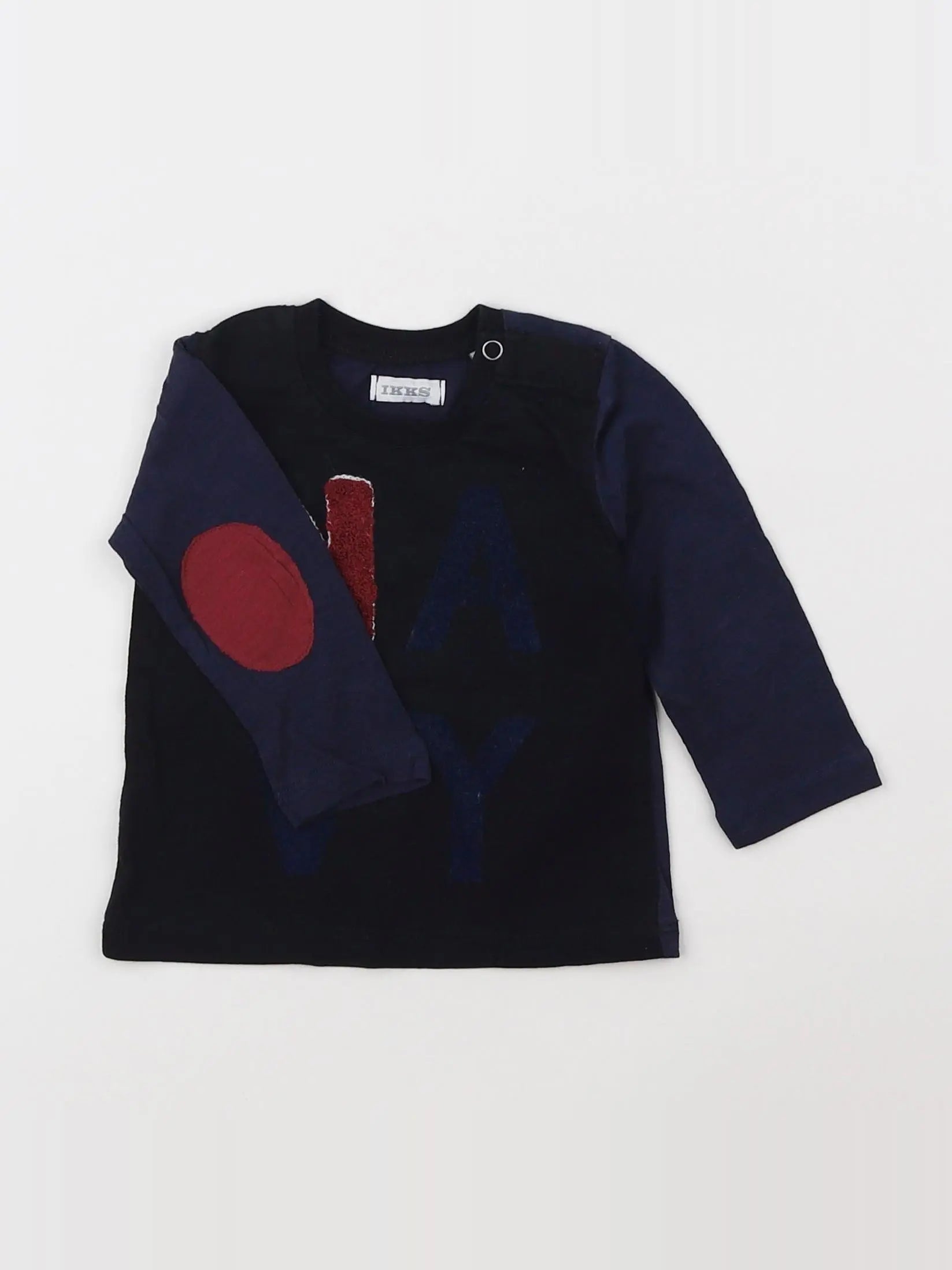 IKKS - tee-shirt bleu - 3 mois