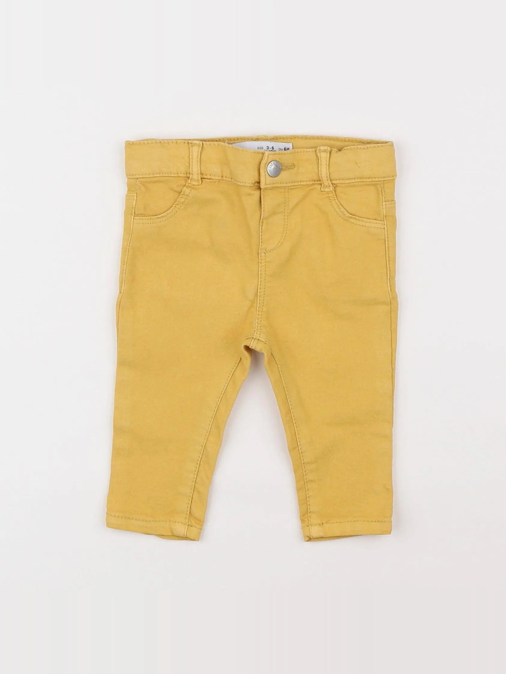 Zara - pantalon jaune - 3/6 mois