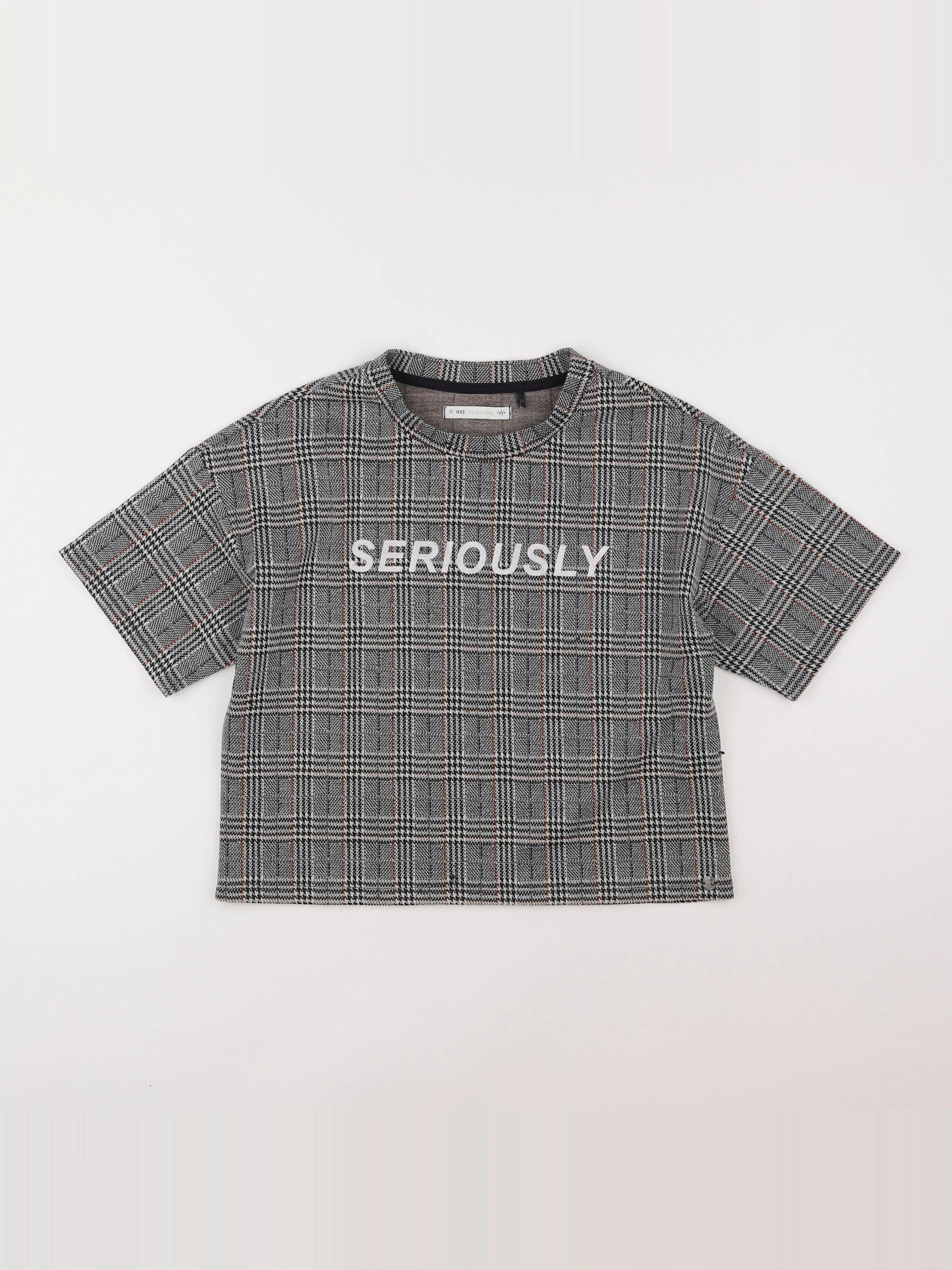 IKKS - tee-shirt gris - 12 ans