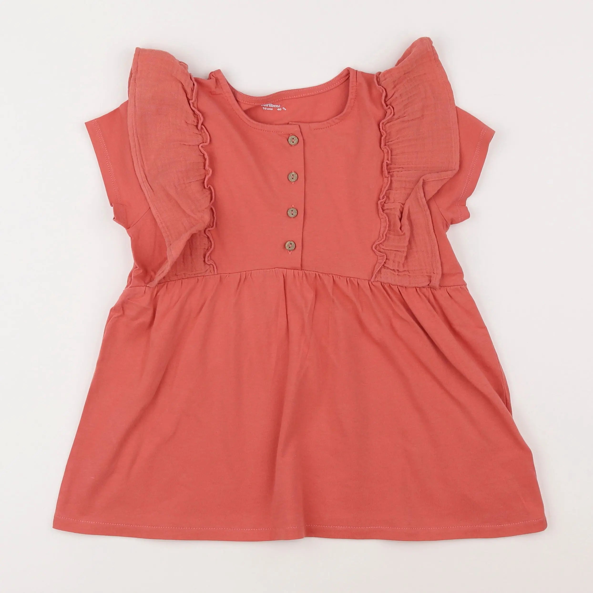 Vertbaudet - robe rose - 10 ans