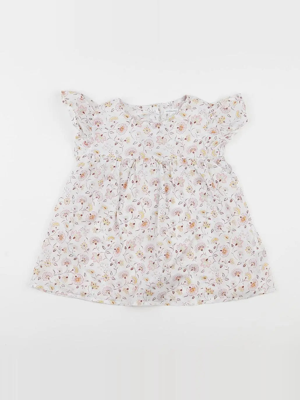 Vertbaudet - blouse blanc, multicolore - 9 ans