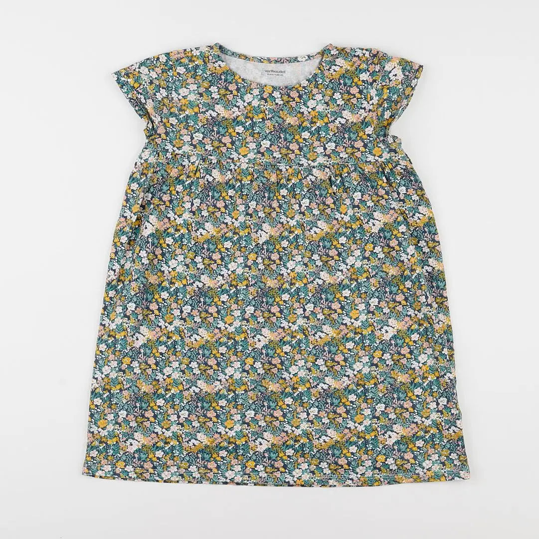 Vertbaudet - robe vert - 8 ans