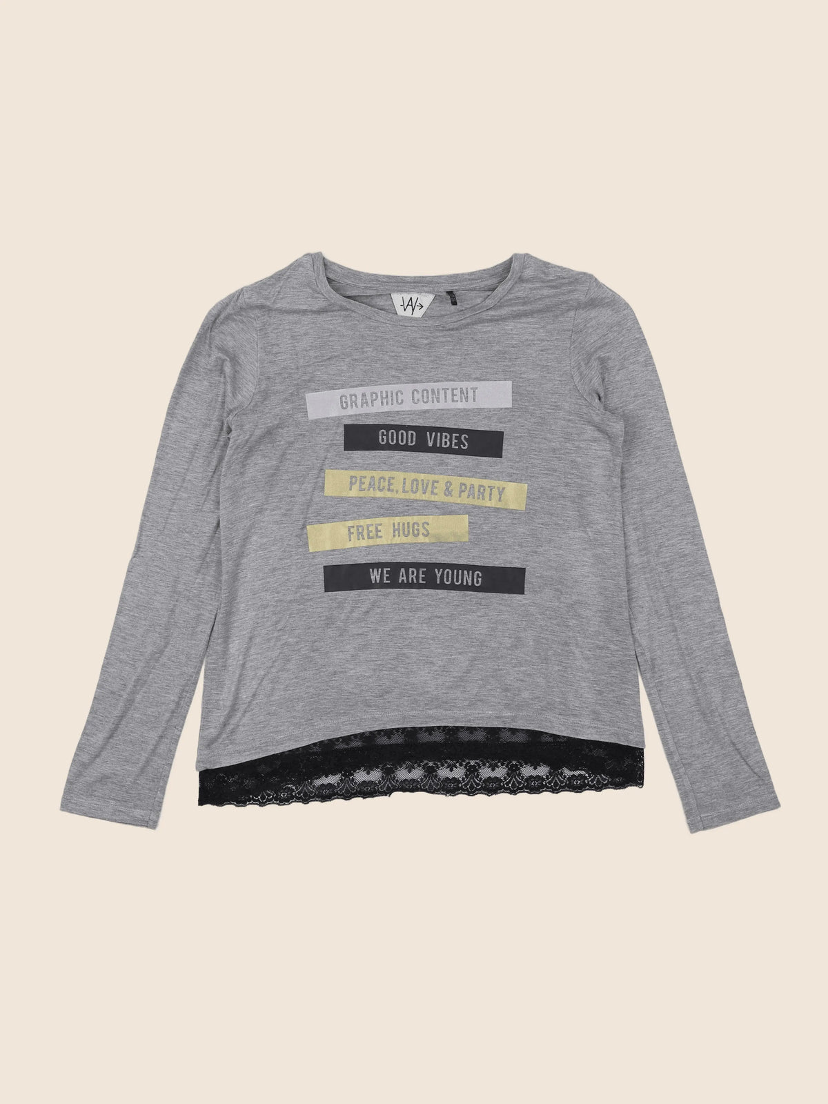 IKKS - tee-shirt gris - 12 ans