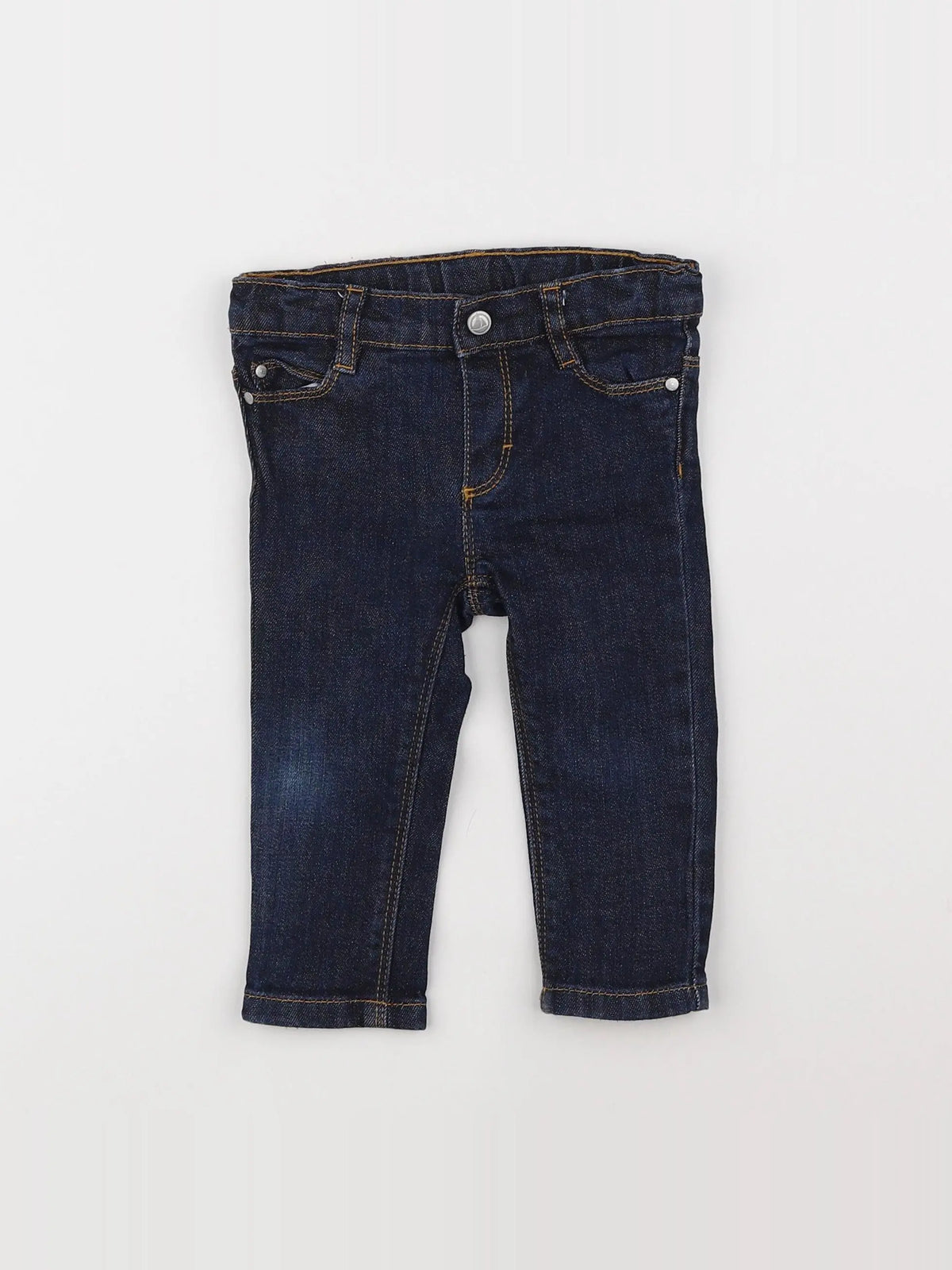 Petit Bateau - jean bleu - 12 mois