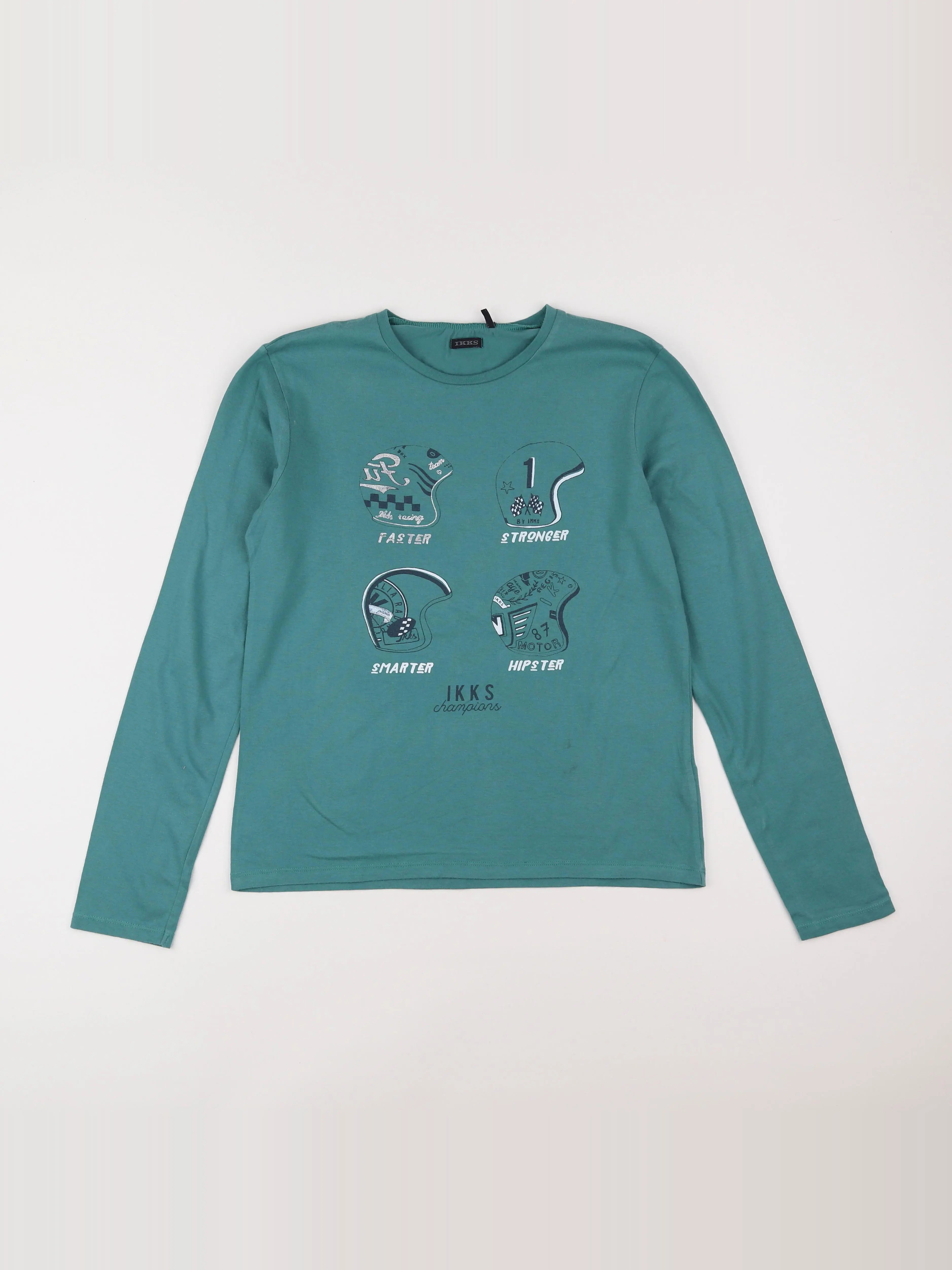 IKKS - tee-shirt vert - 14 ans
