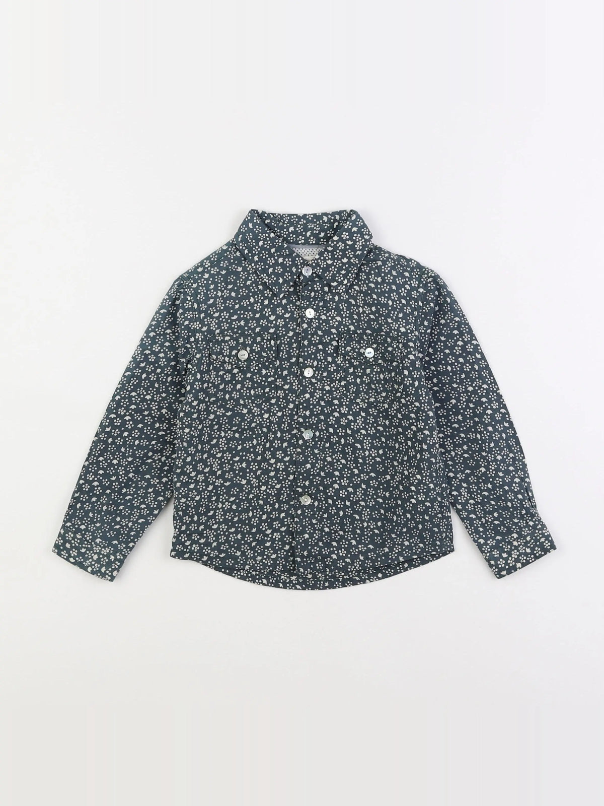 Arsène et les pipelettes - chemise gris - 2 ans
