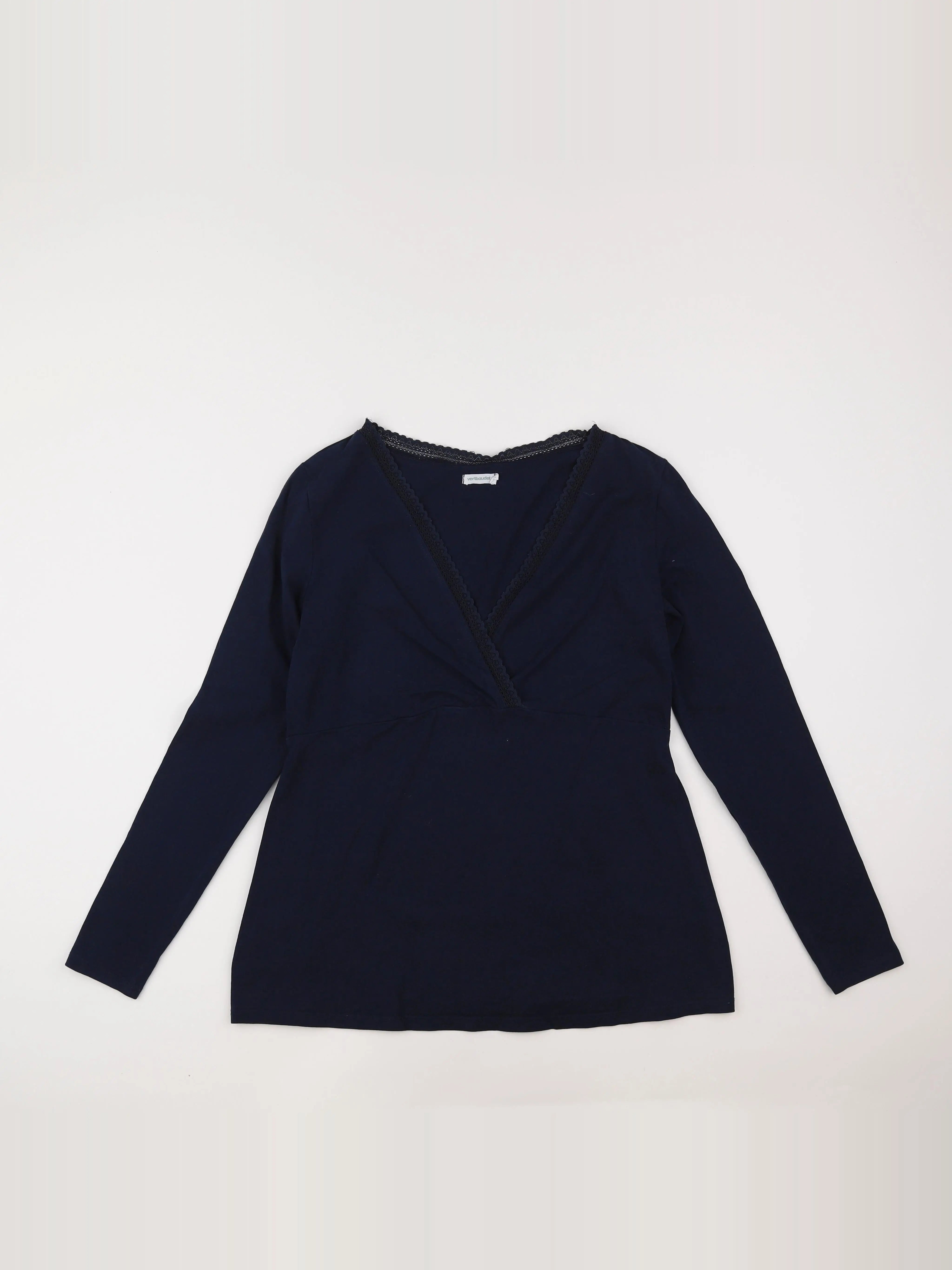 Vertbaudet - tee-shirt grossesse bleu - 42 à 44