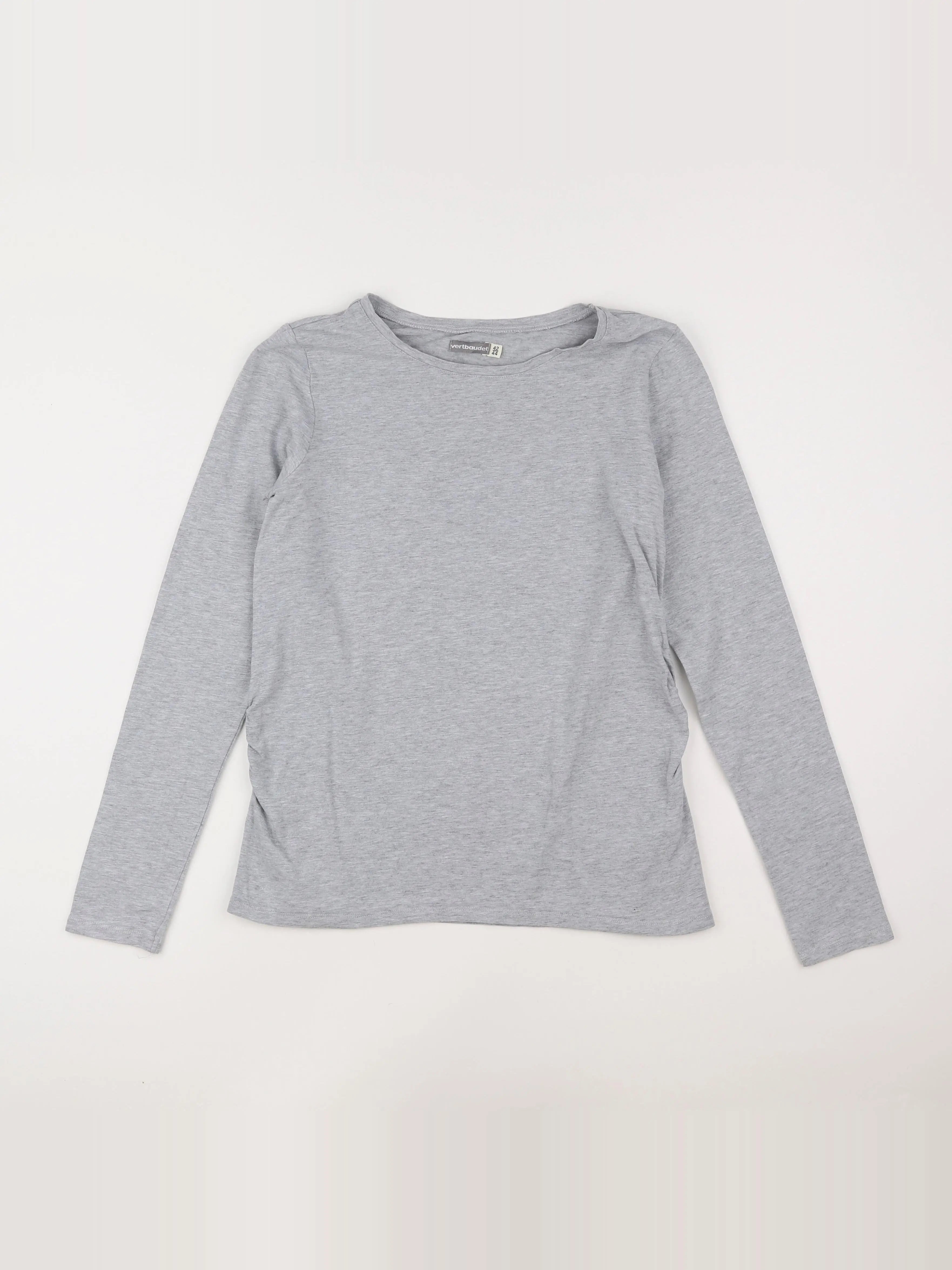 Vertbaudet - tee-shirt grossesse gris - 42 à 44