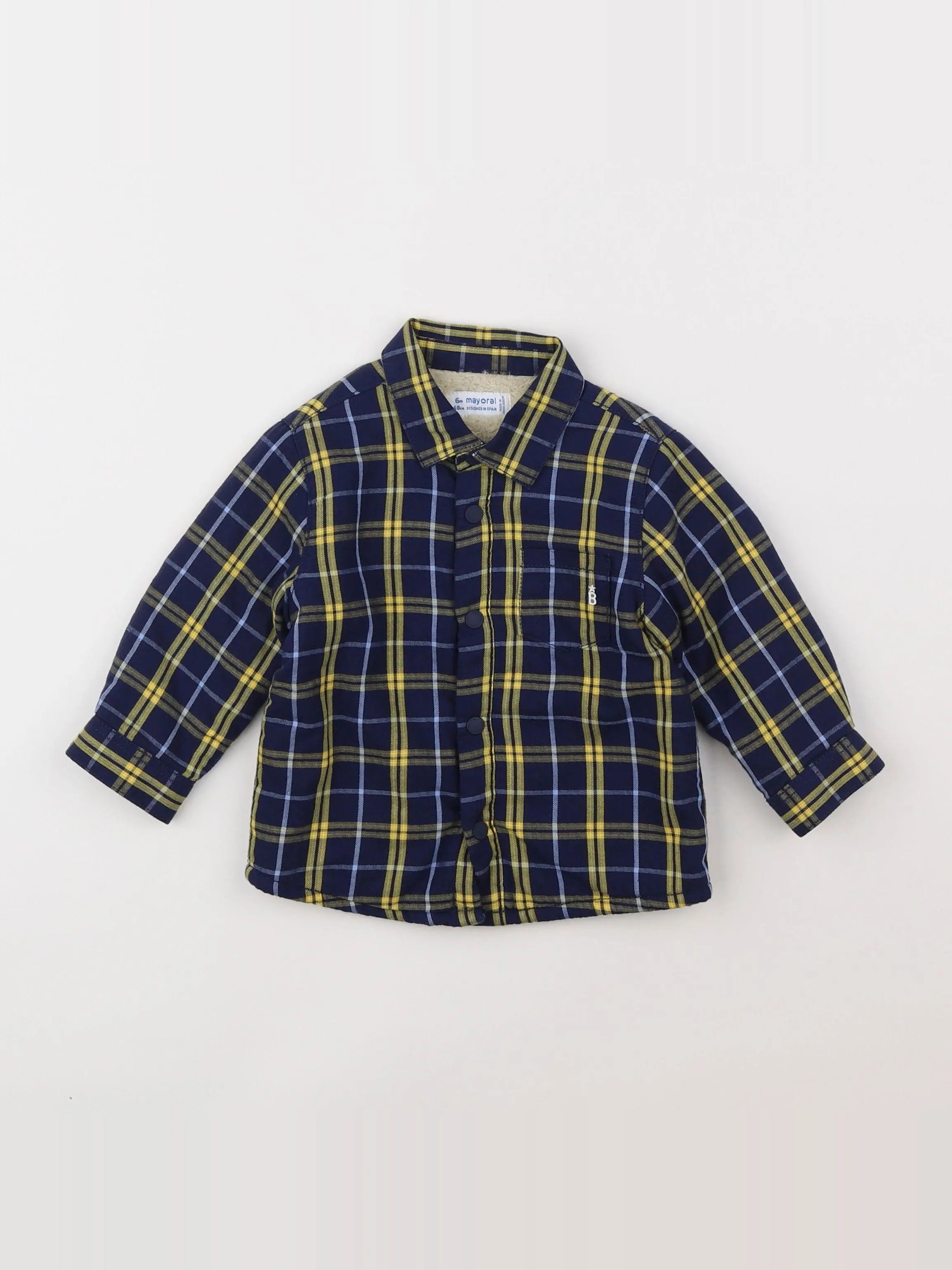 Mayoral - chemise multicolore - 6 mois