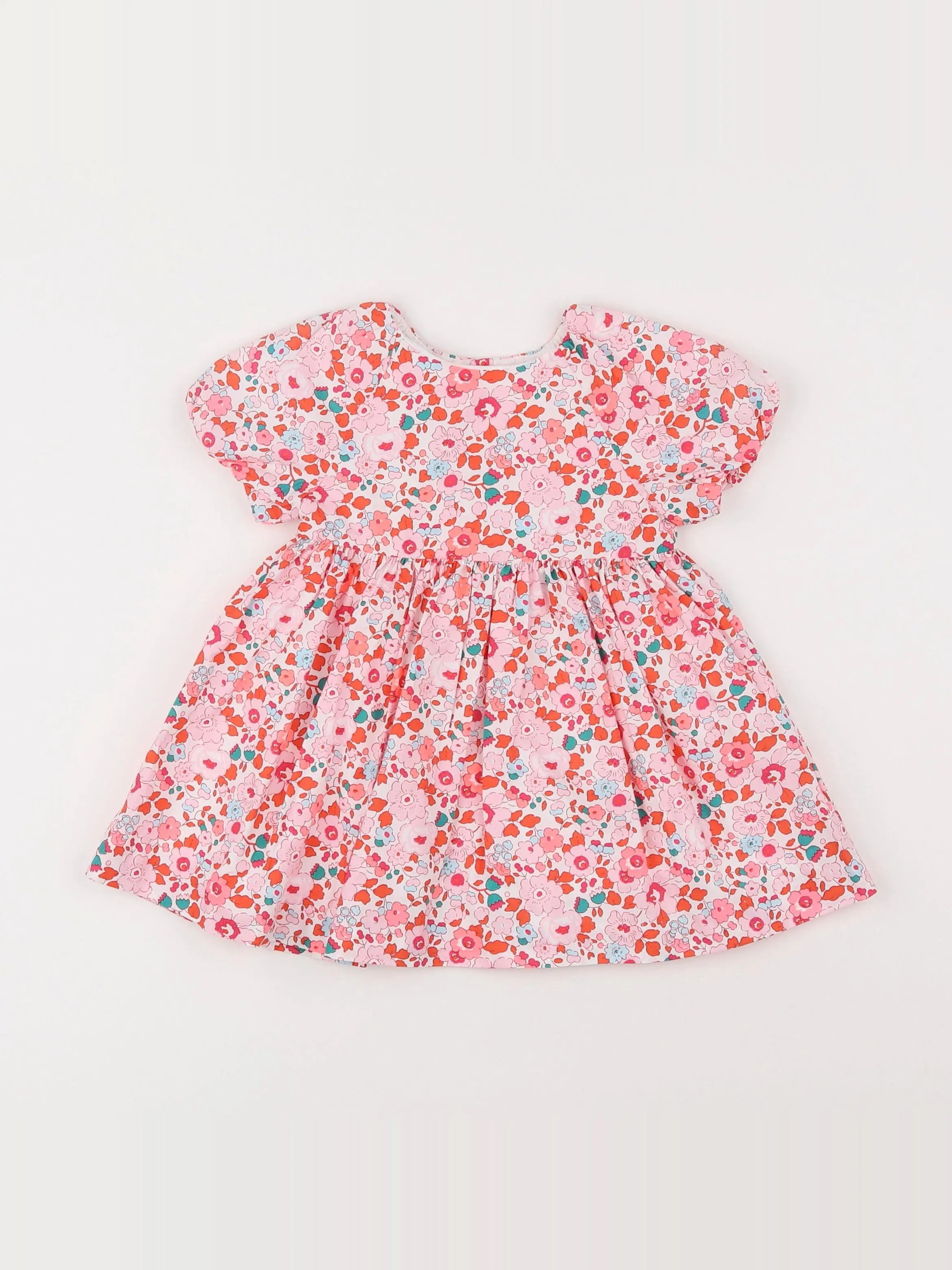 Jacadi - robe liberty multicolore - 12 mois