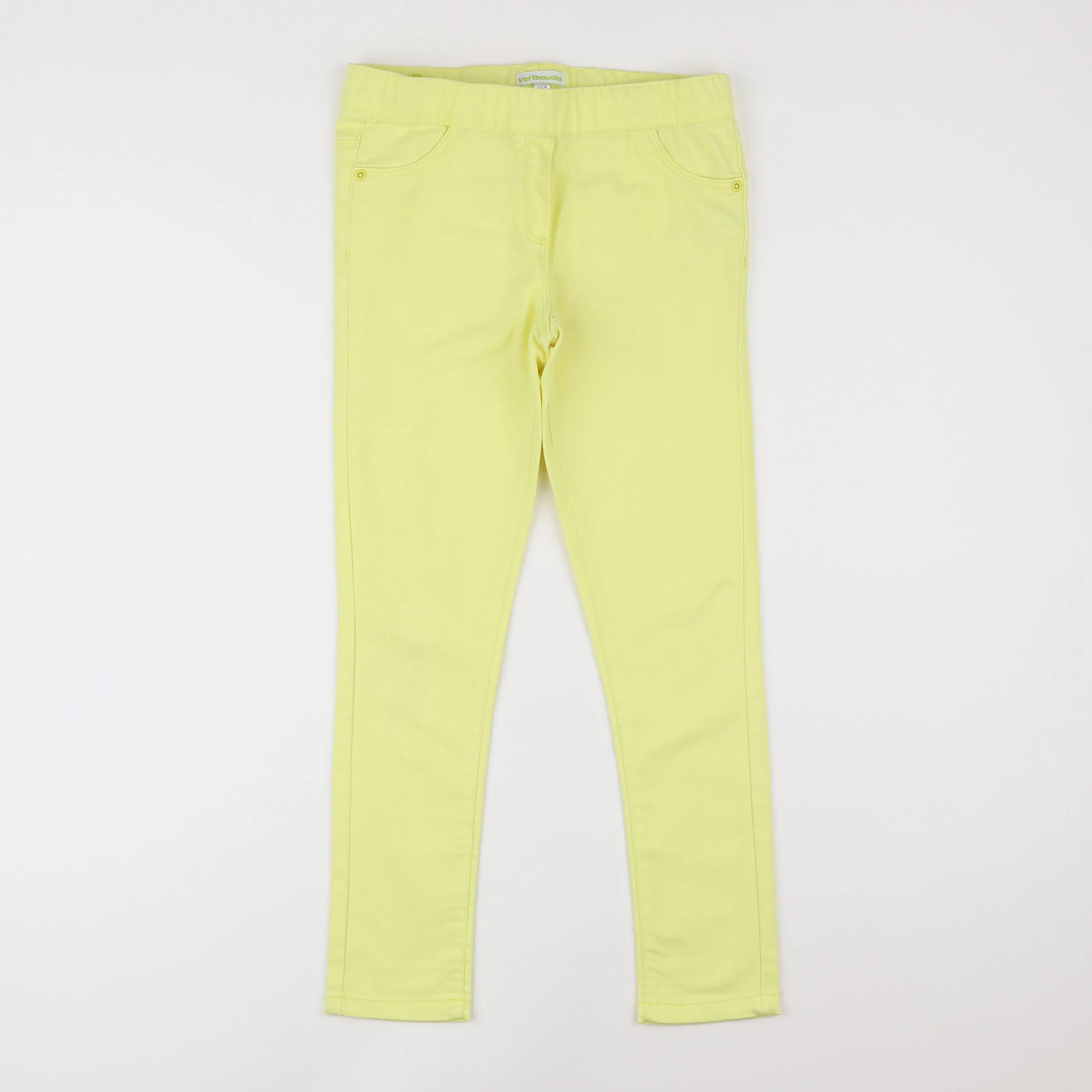 Vertbaudet - jegging jaune - 9 ans
