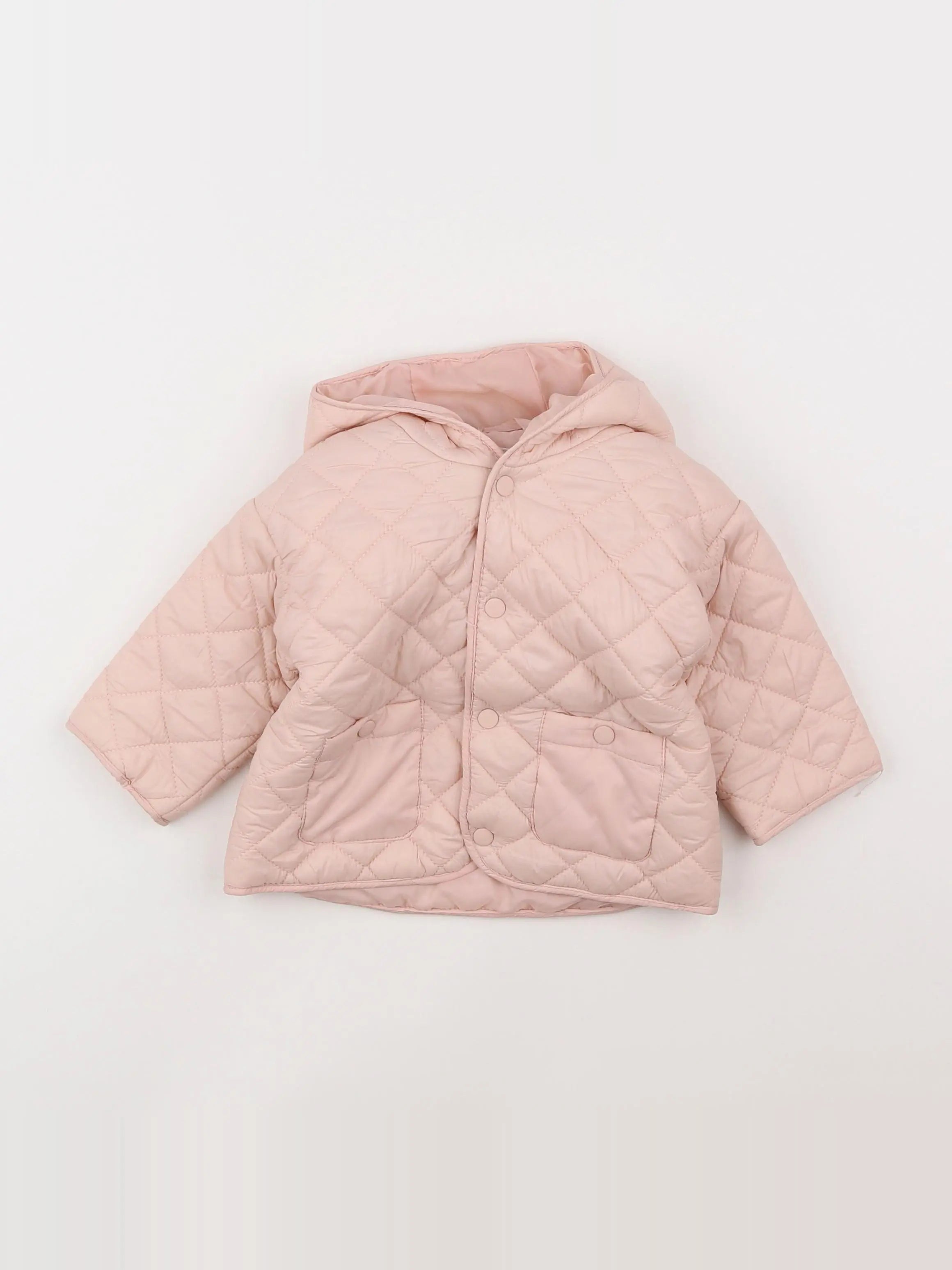 Vertbaudet - imperméable rose - 9 mois