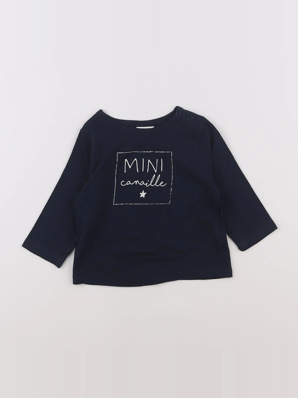 Tape à l'oeil - tee-shirt bleu - 6 mois