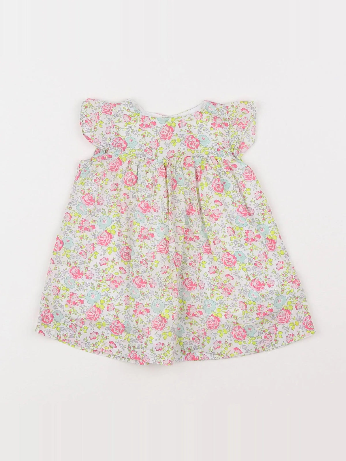 Jacadi - robe liberty multicolore - 6 mois