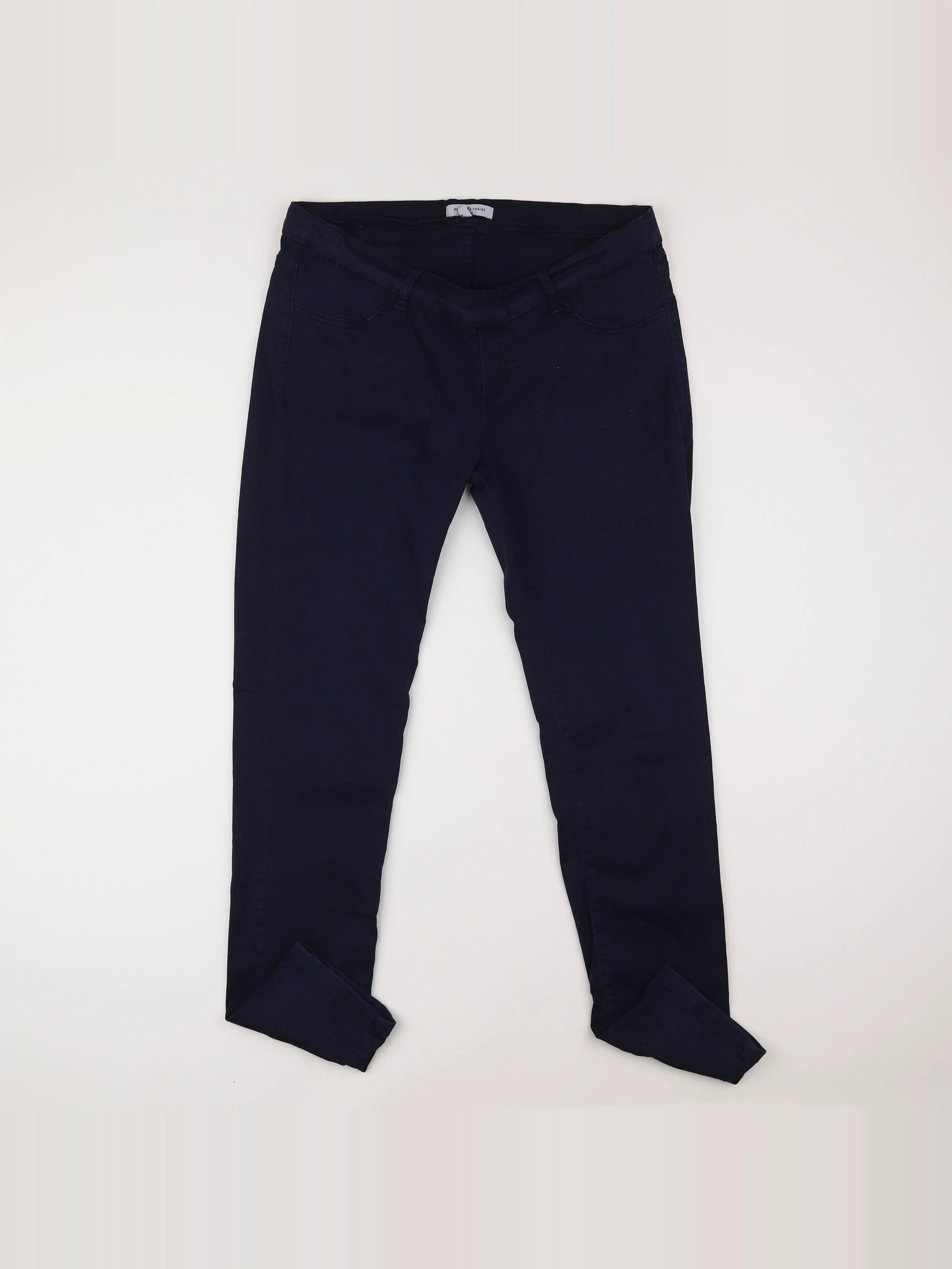 Envie de fraise - pantalon grossesse bleu - 44