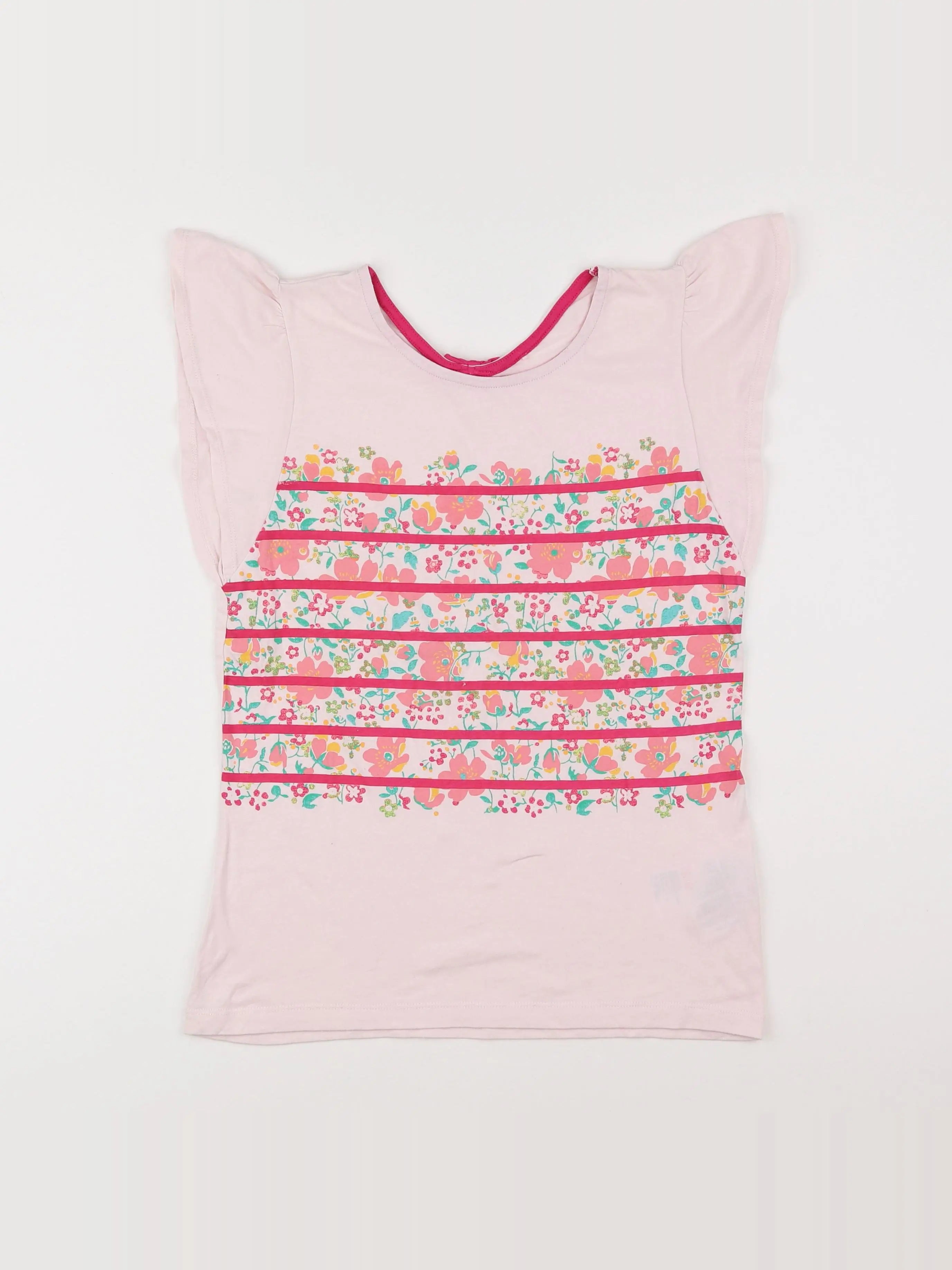 Uniqlo - tee-shirt rose - 11 ans