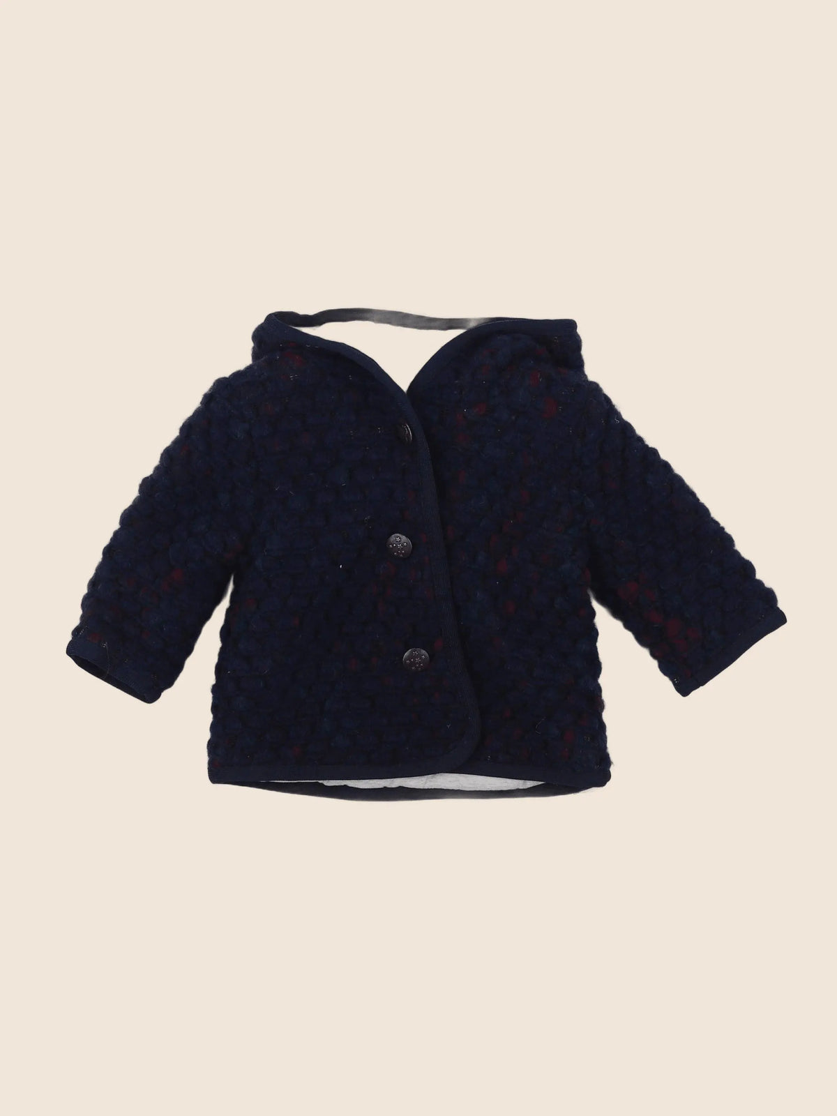 IKKS - veste doublé bleu - 6 mois