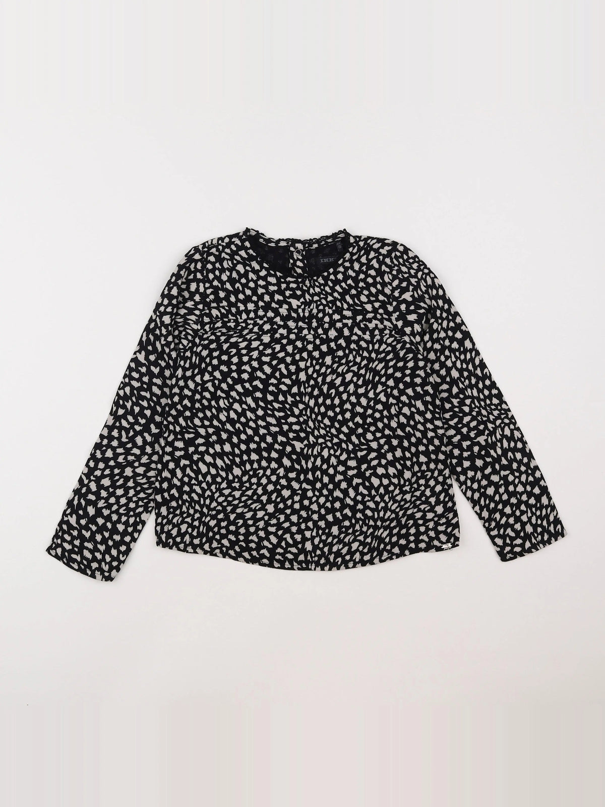 IKKS - blouse noir - 6 ans