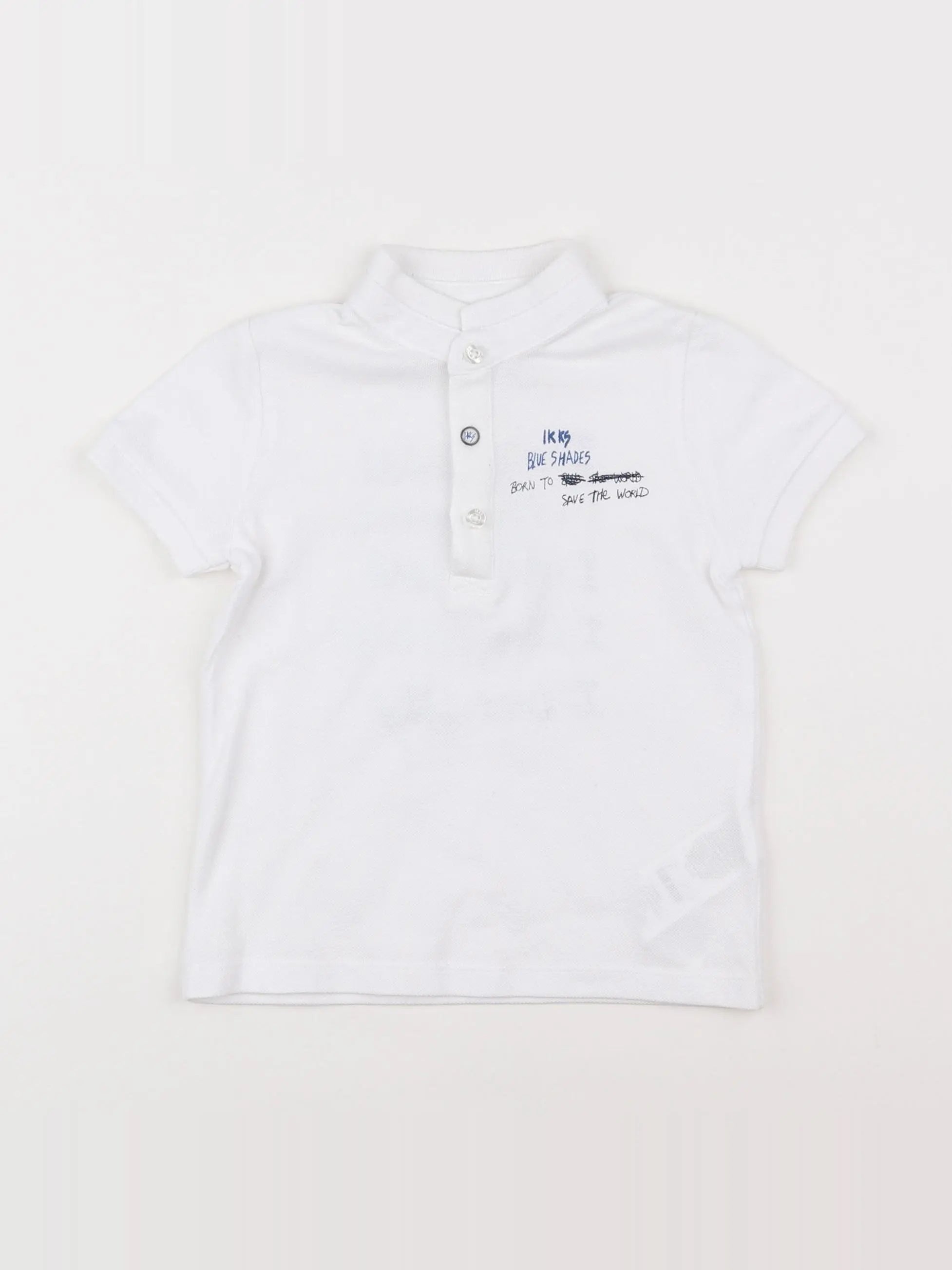 IKKS - polo blanc - 18 mois