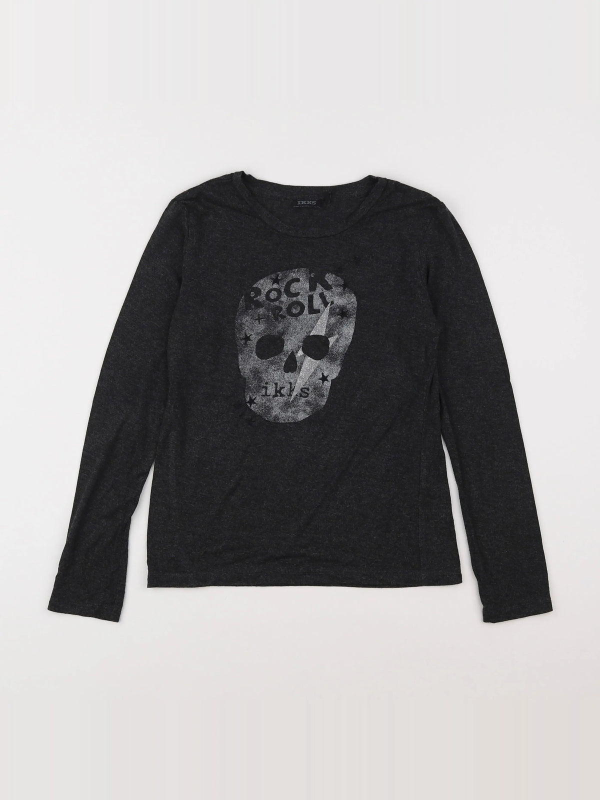 IKKS - tee-shirt gris - 10 ans