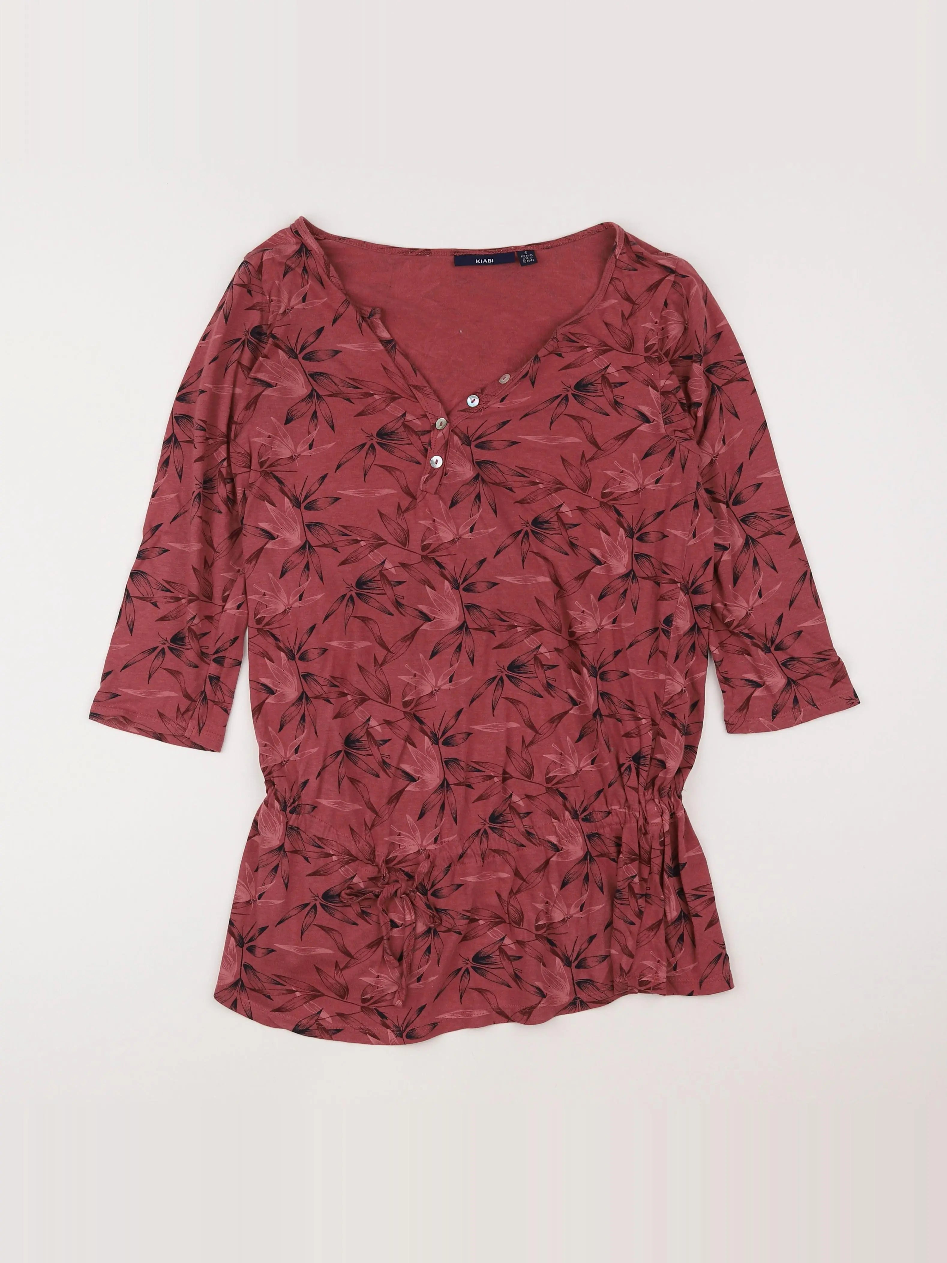 Kiabi - tee-shirt grossesse rouge, rose - 34 à 36