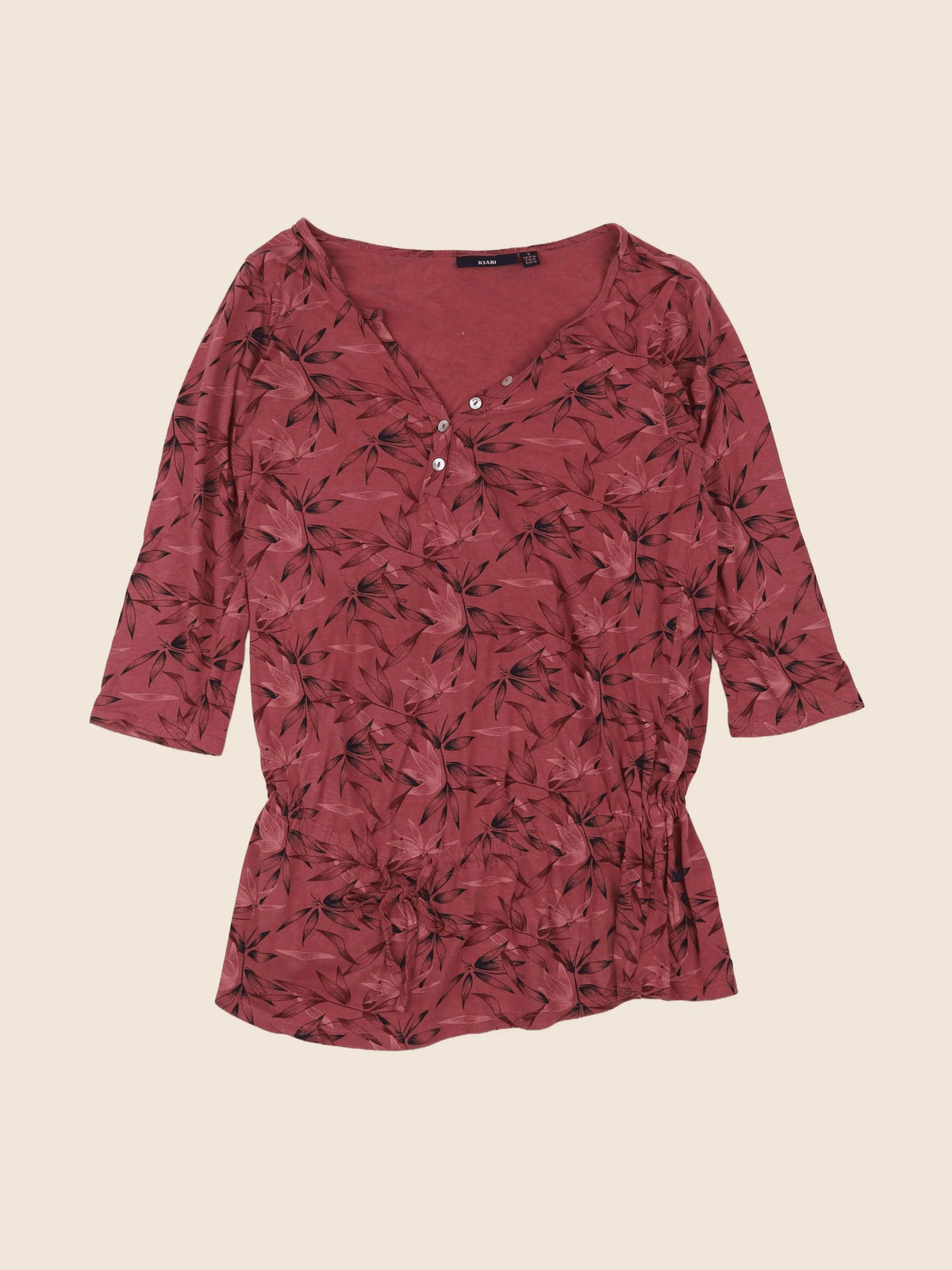 Kiabi - tee-shirt grossesse rouge, rose - 34 à 36