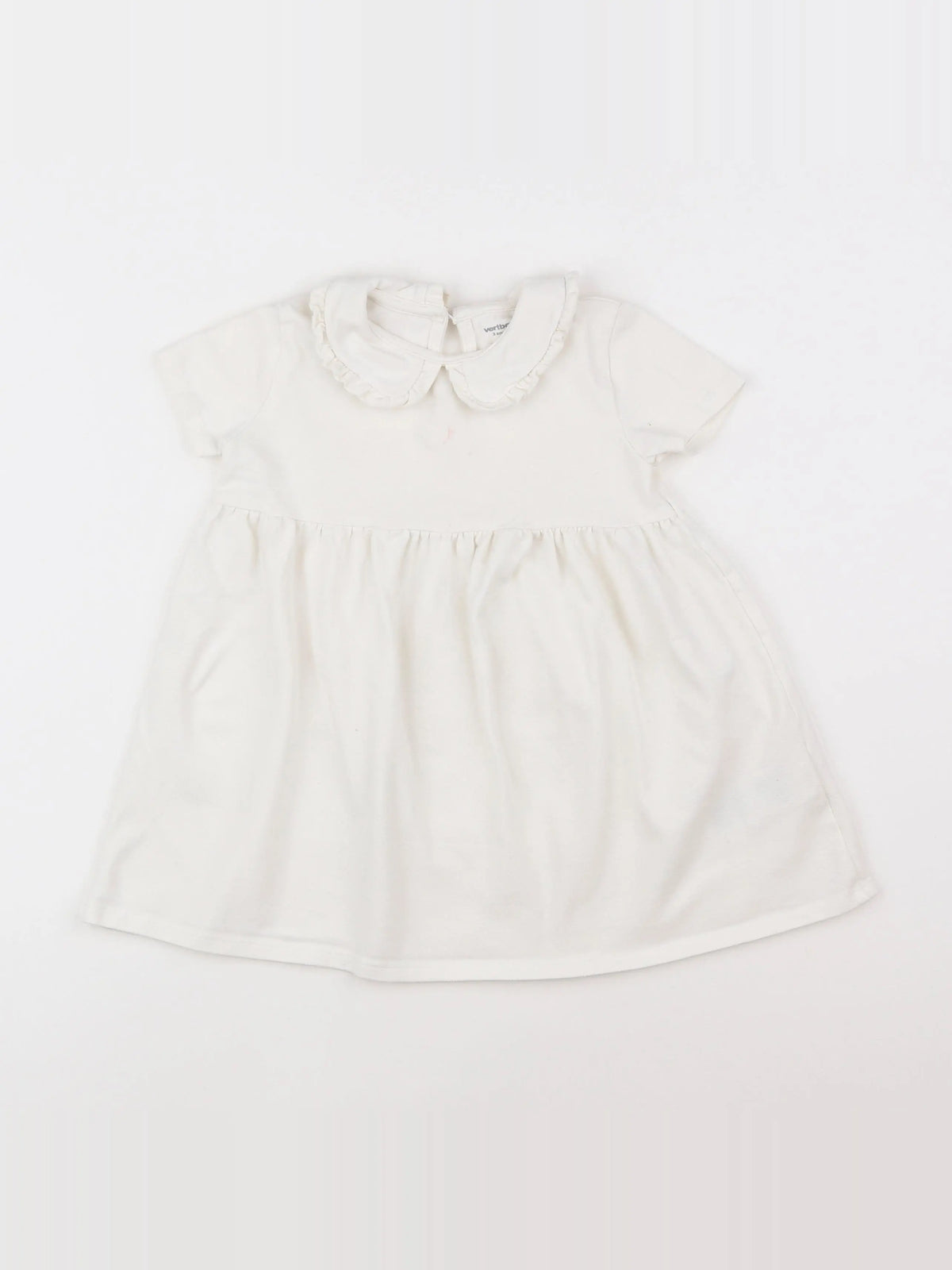 Vertbaudet - robe blanc - 3 ans