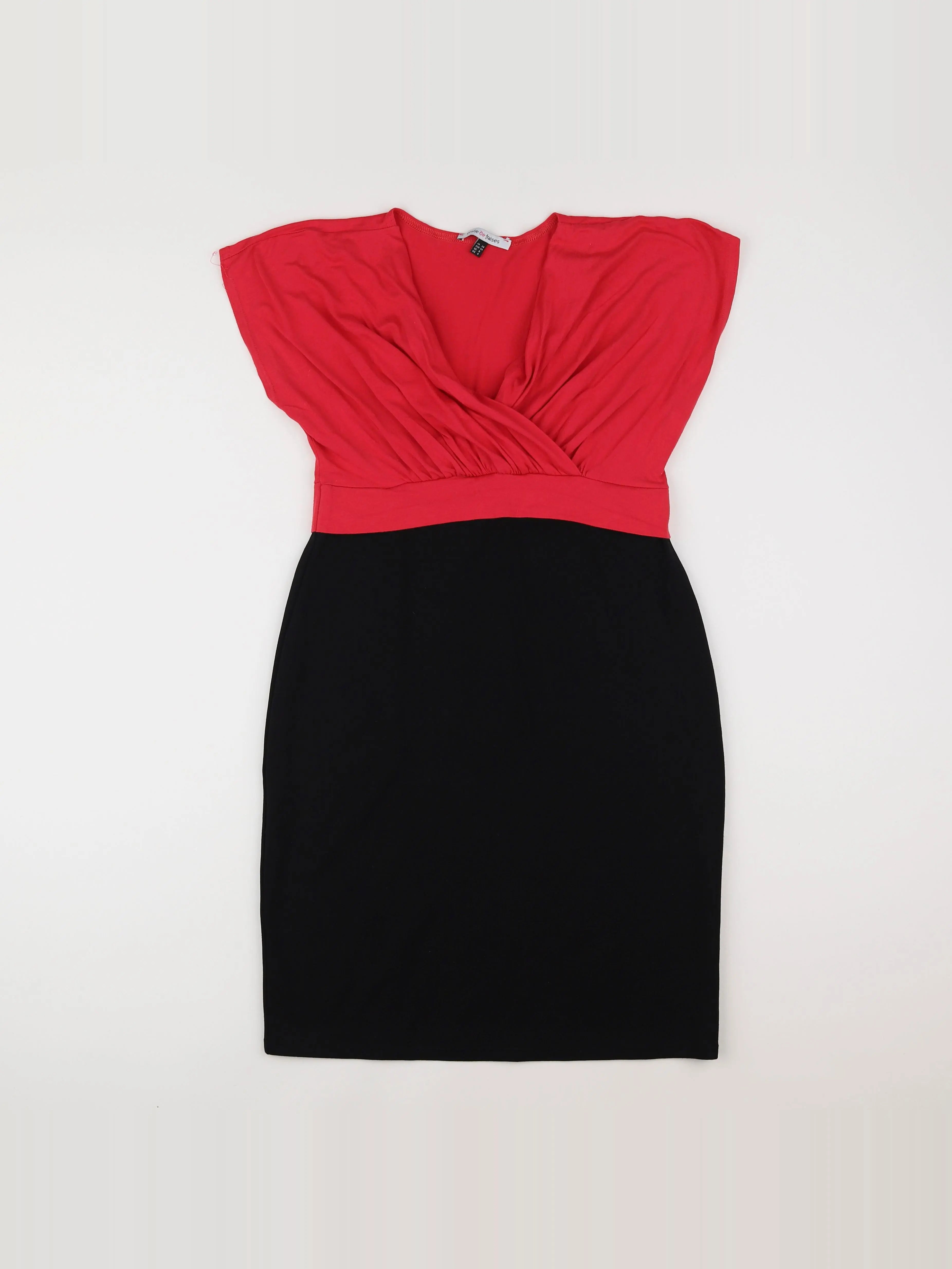 Envie de fraise - robe grossesse rouge, noir - 36