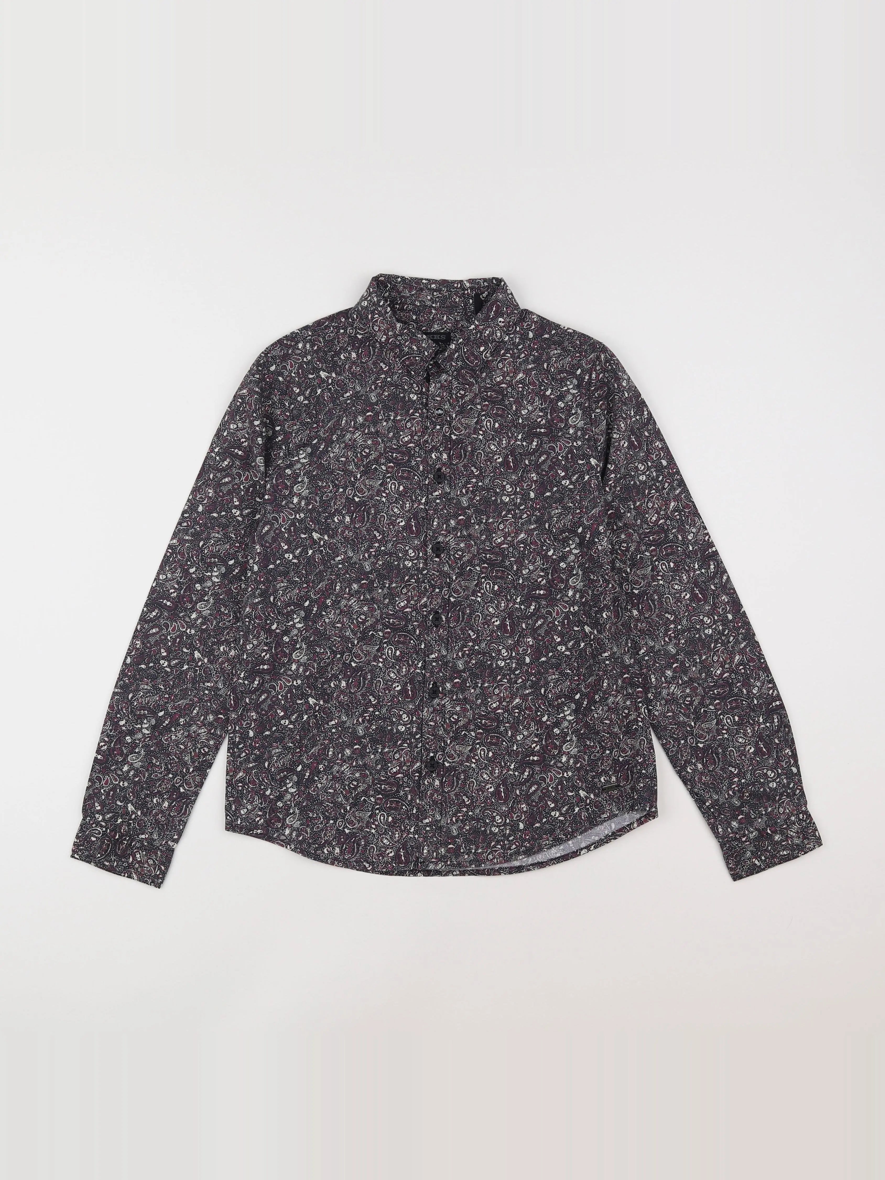 IKKS - chemise marron - 10 ans