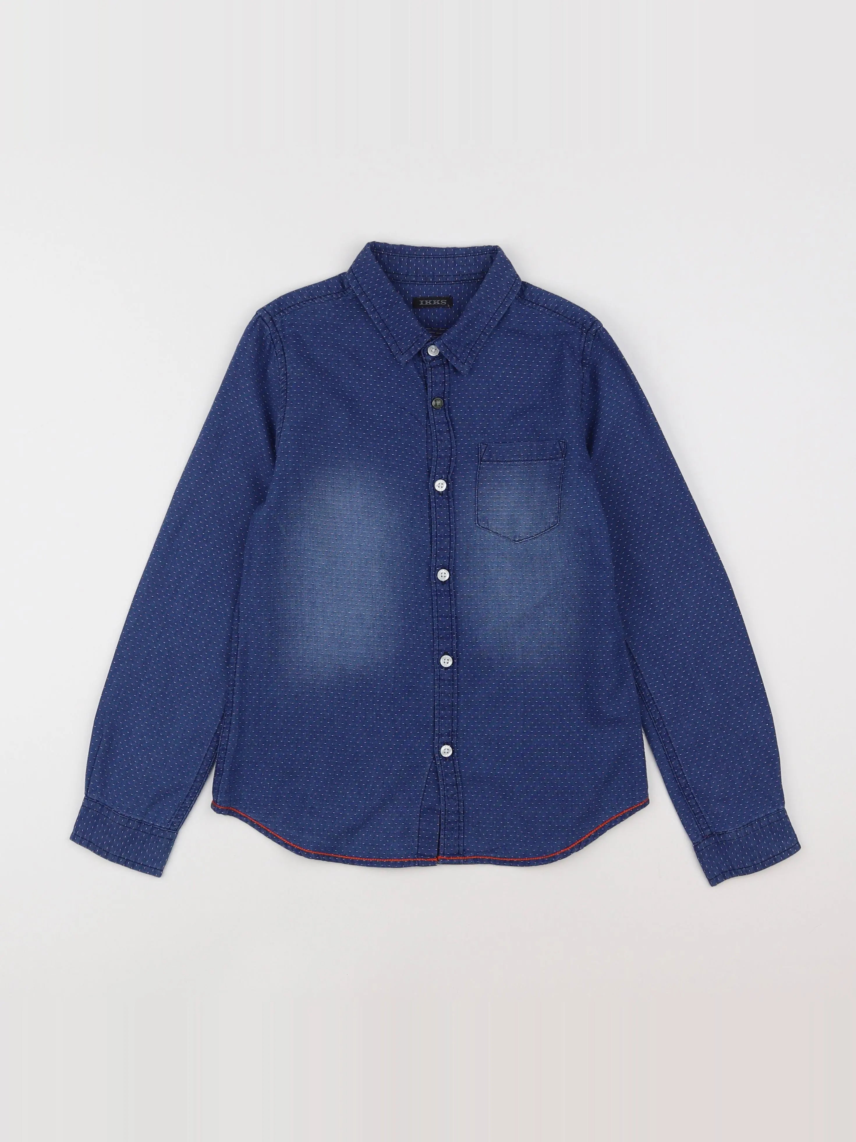 IKKS - chemise bleu - 10 ans
