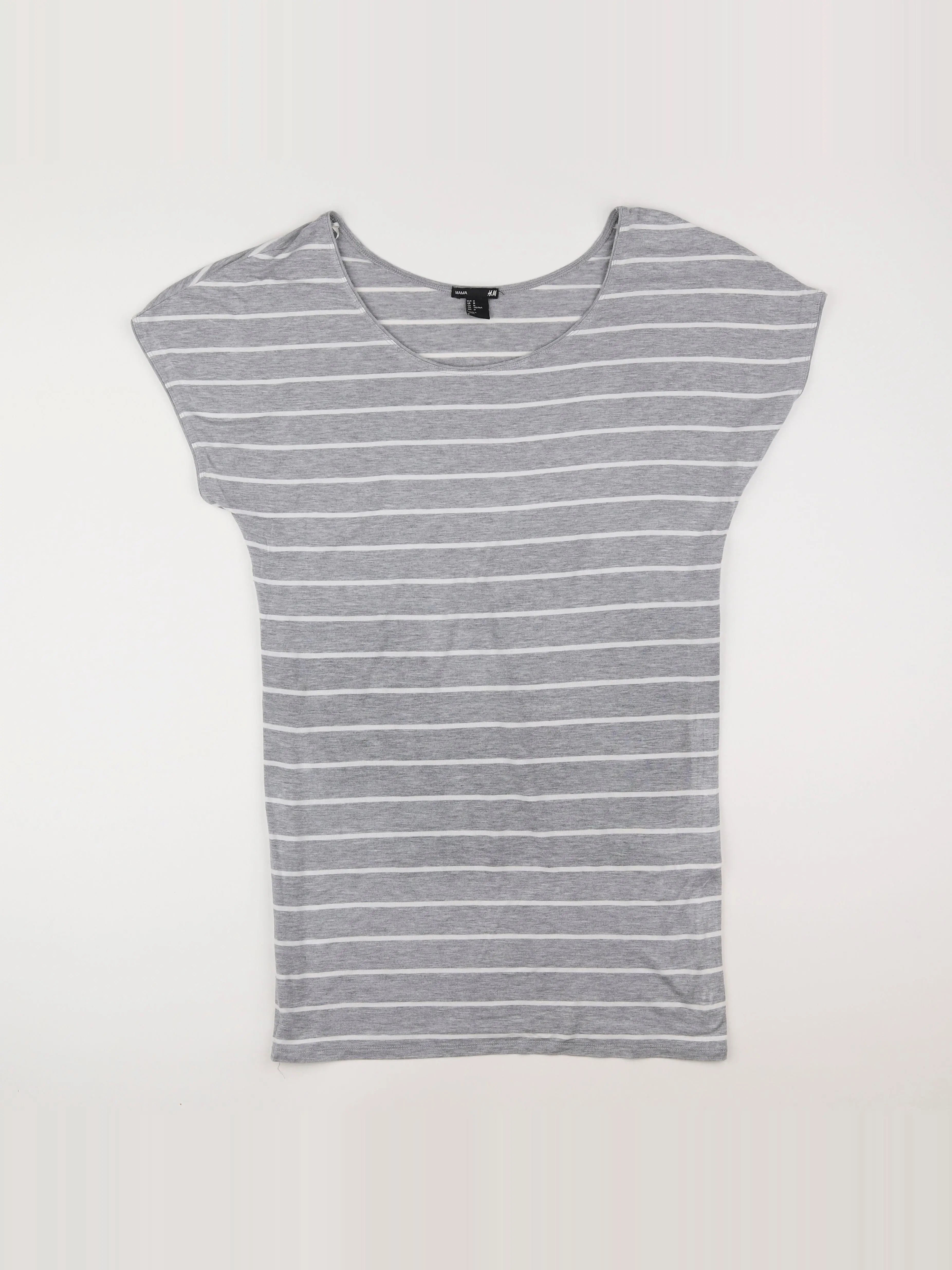H&M - tee-shirt grossesse gris - 38