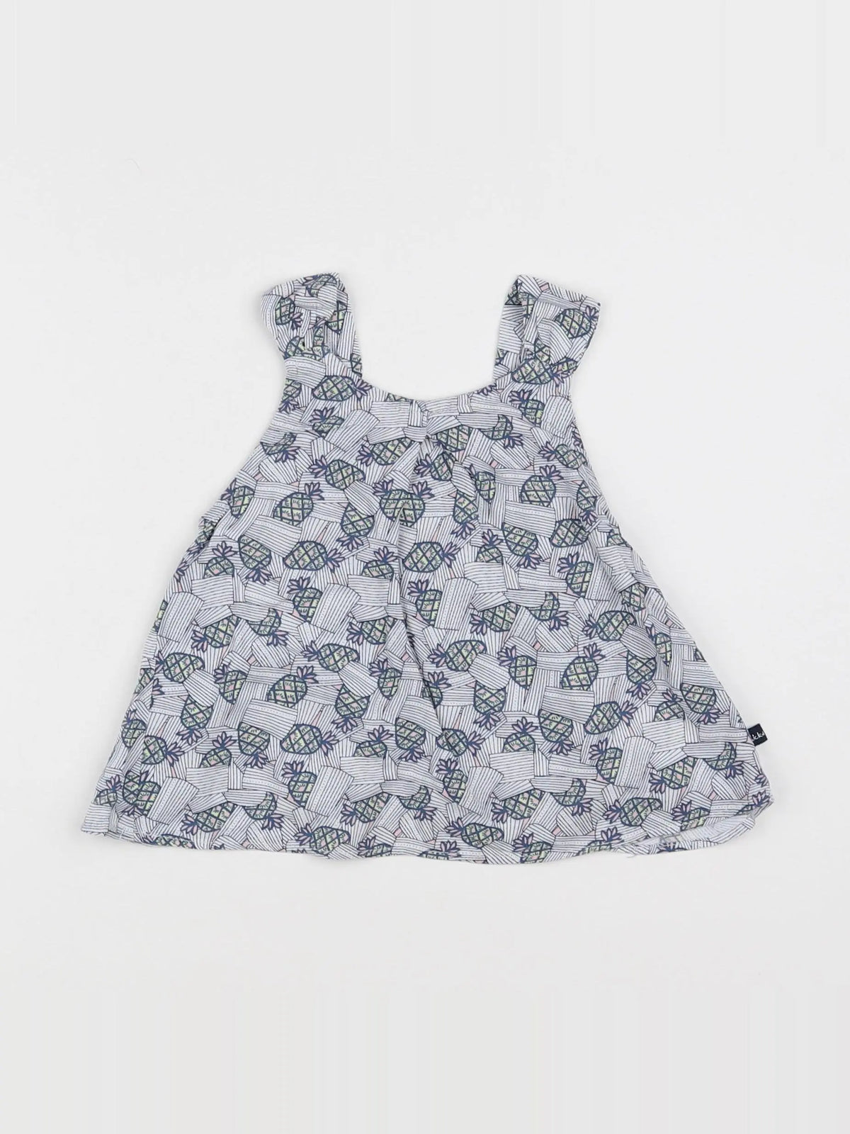 IKKS - blouse bleu - 18 mois
