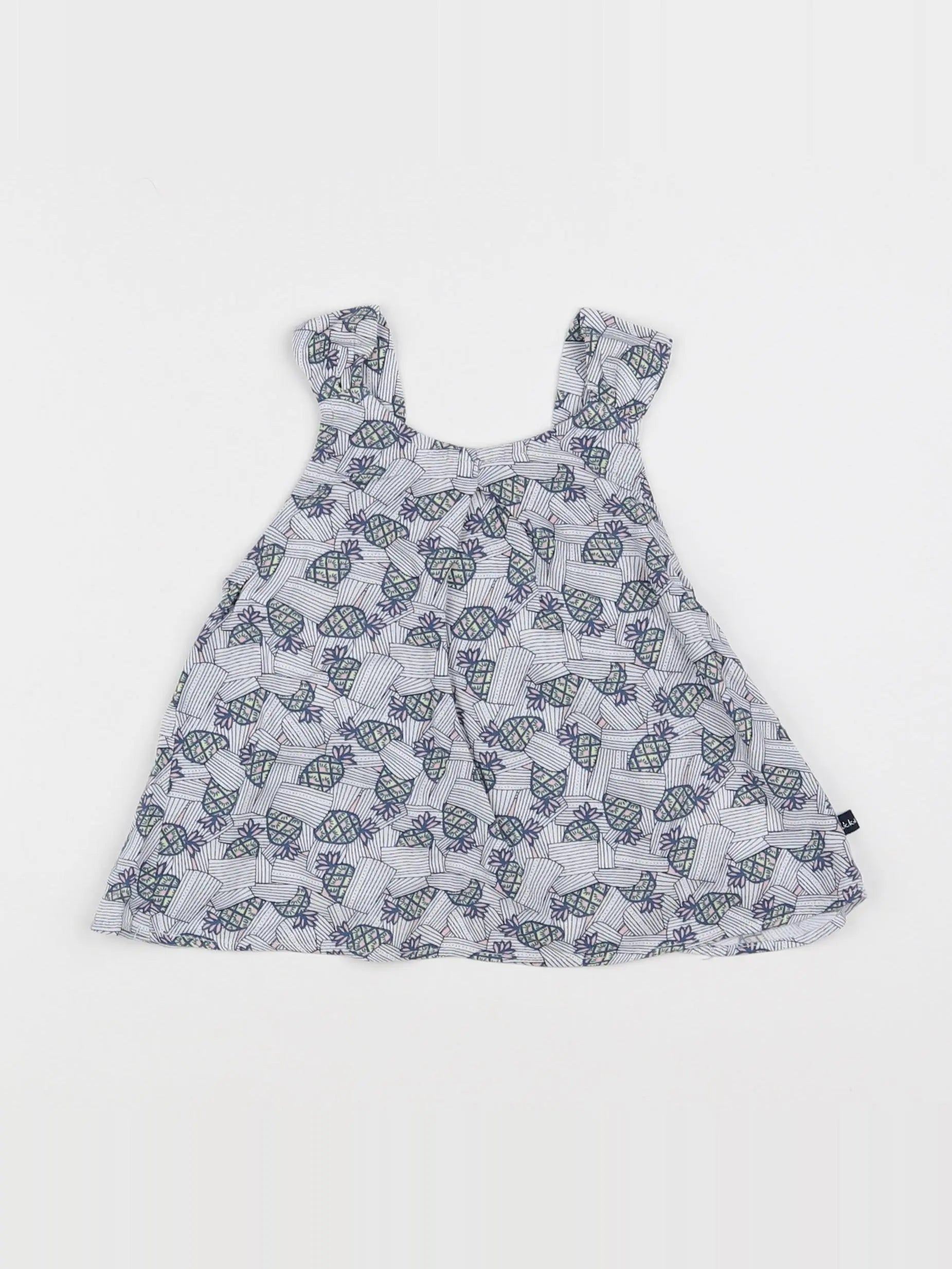 IKKS - blouse bleu - 18 mois