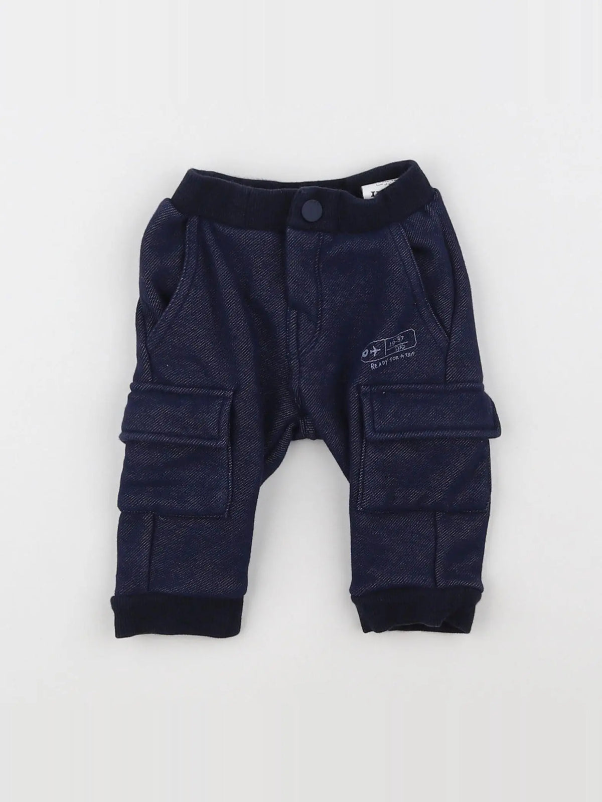 IKKS - pantalon bleu - 3 mois