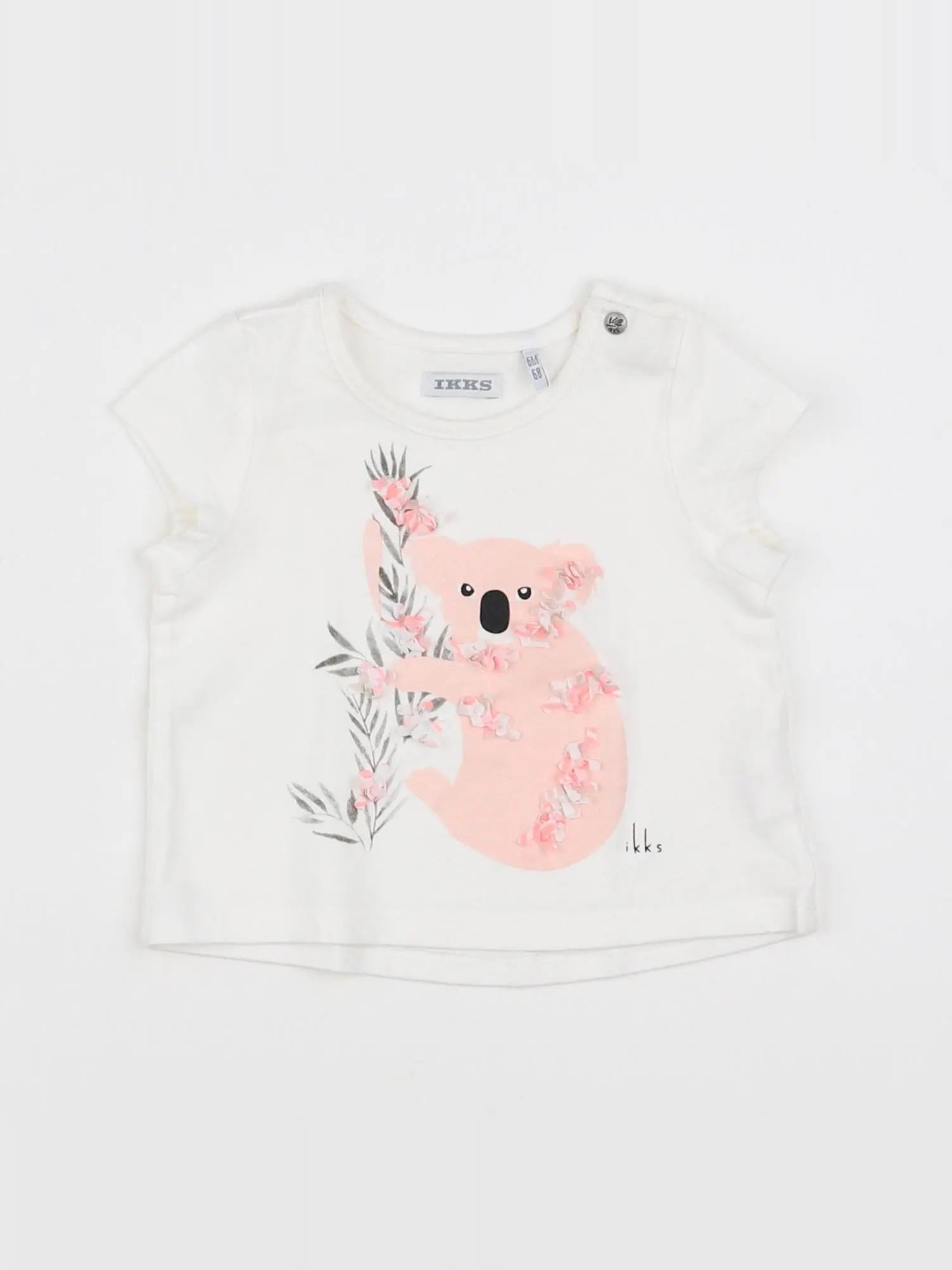 IKKS - tee-shirt blanc - 6 mois