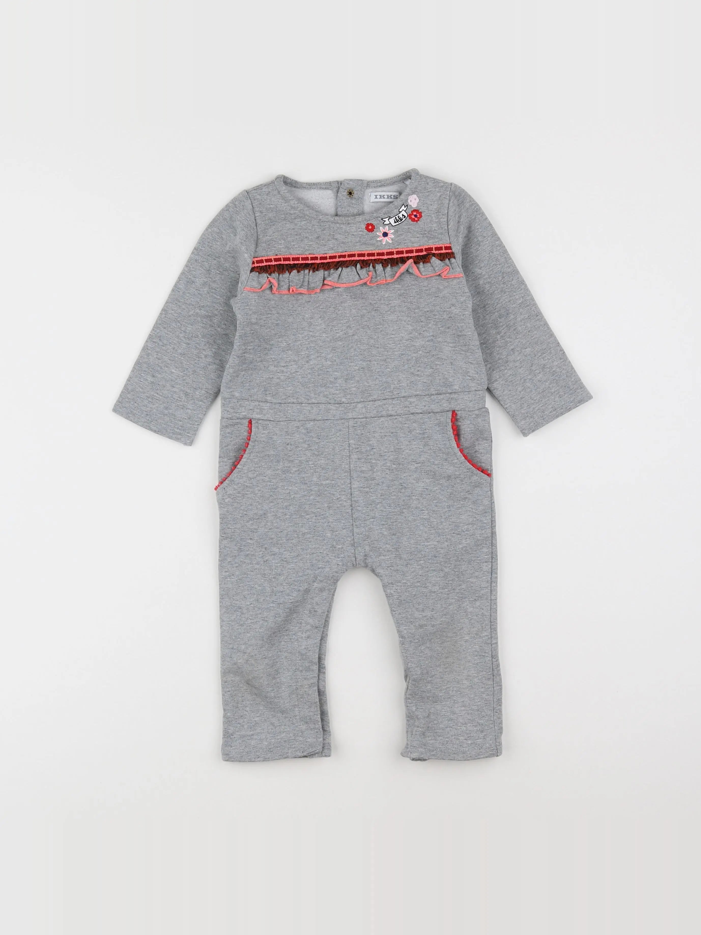 IKKS - combinaison gris - 18 mois