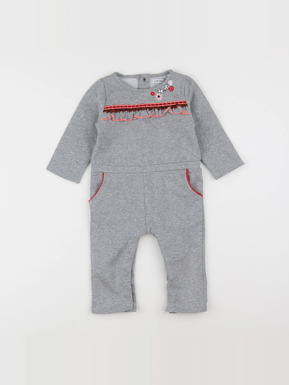 IKKS - combinaison gris - 18 mois