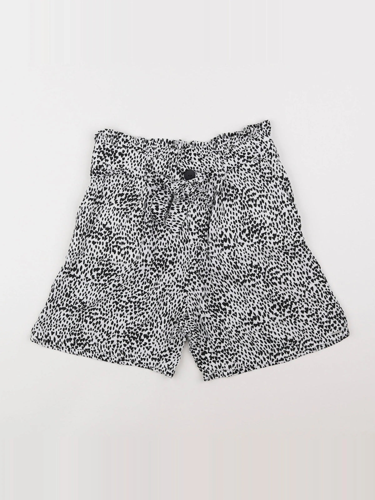IKKS - short blanc, noir - 14 ans