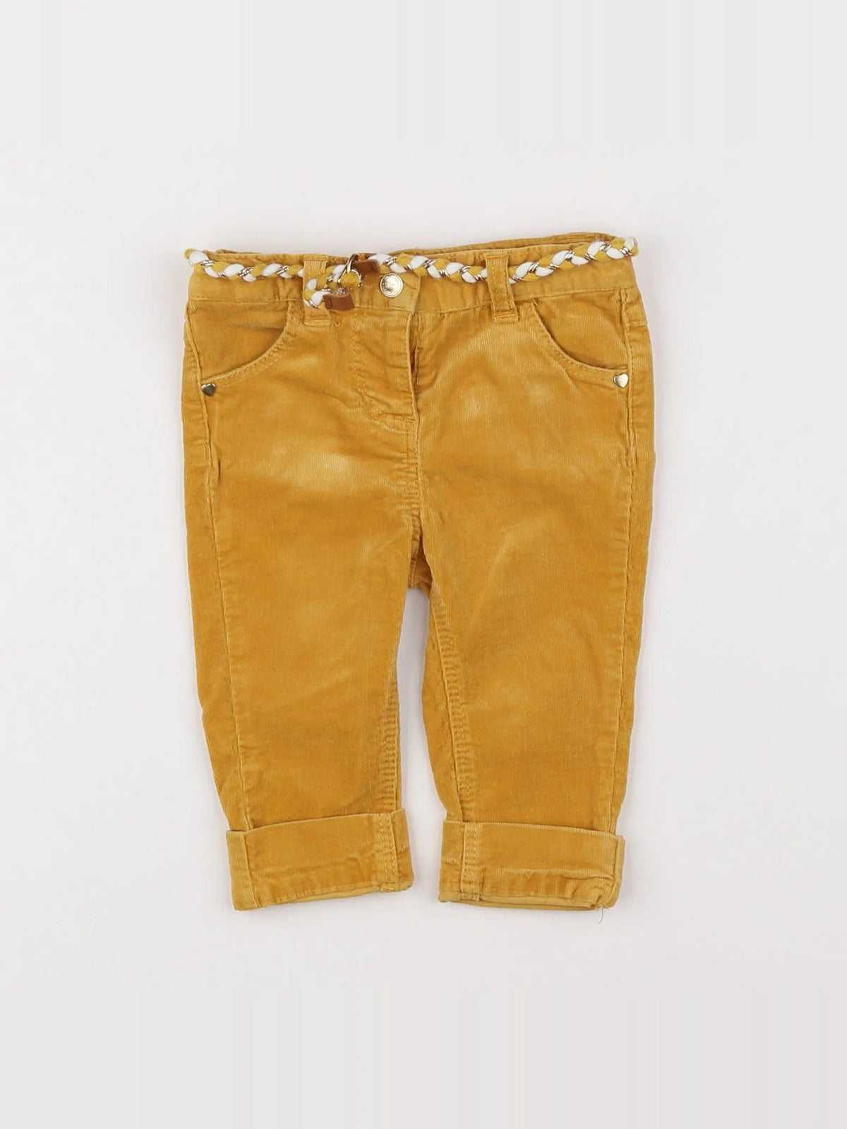 Tape à l'oeil - pantalon jaune - 6 mois