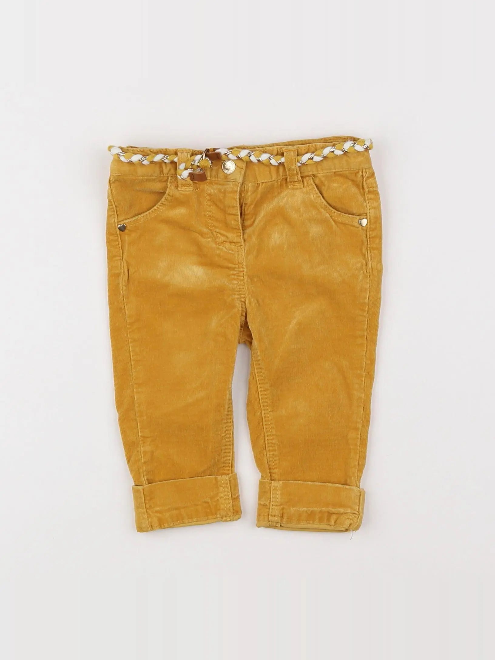 Tape à l'oeil - pantalon jaune - 6 mois