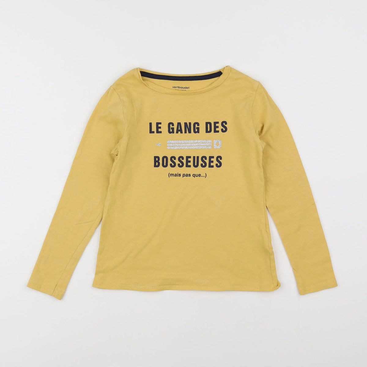 Vertbaudet - tee-shirt jaune - 6 ans