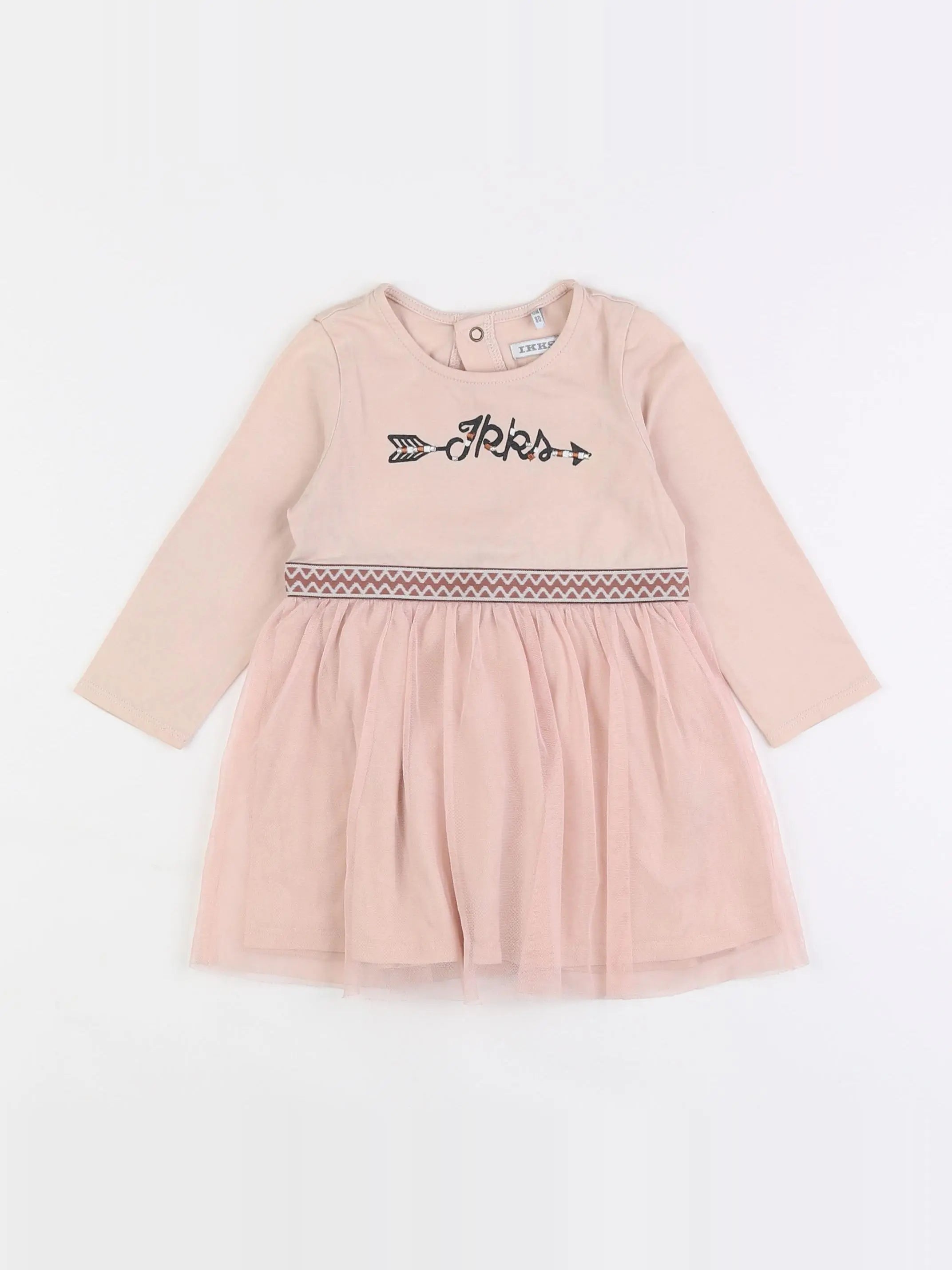 IKKS - robe rose - 18 mois