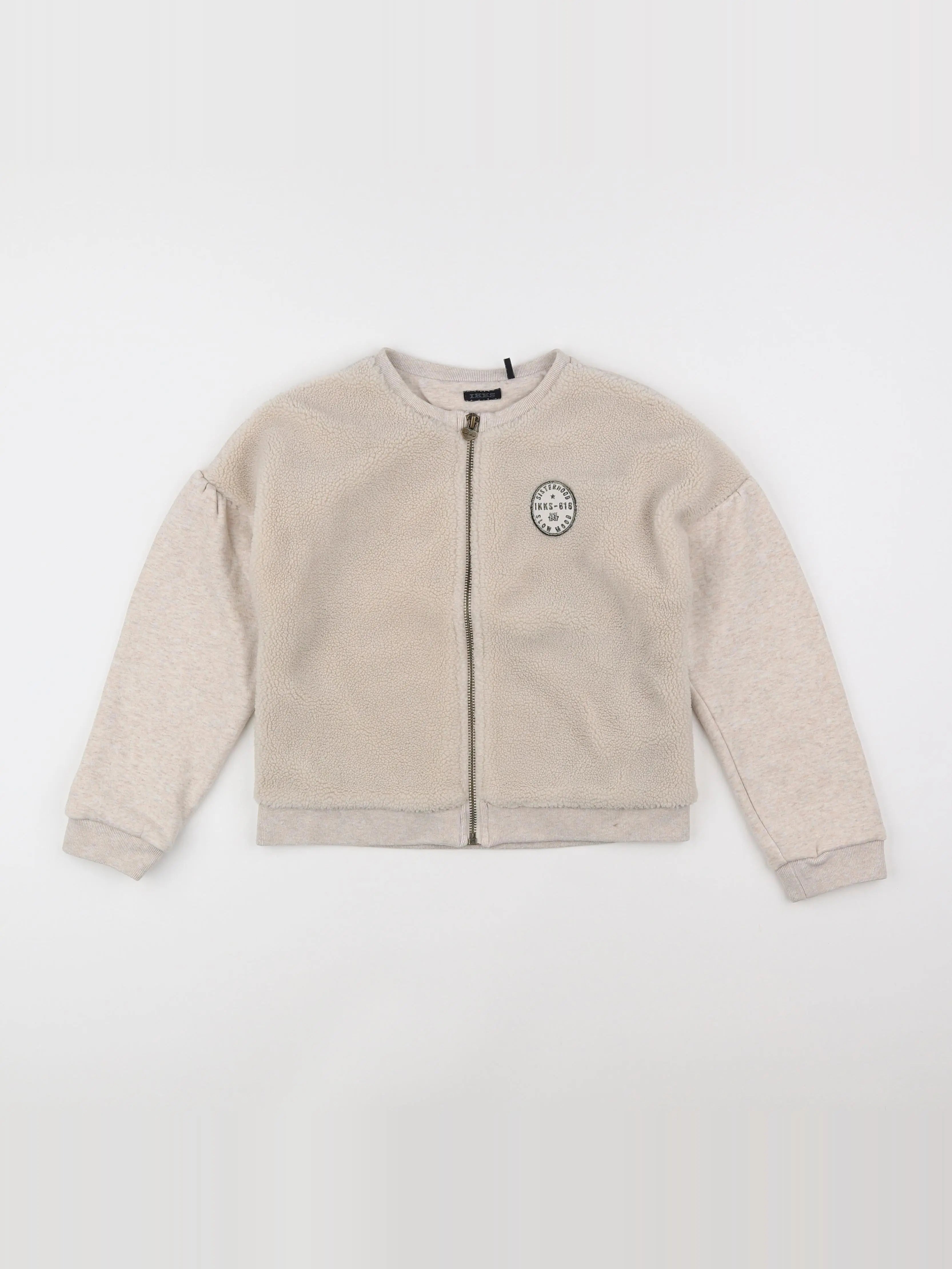 IKKS - sweat beige - 10 ans
