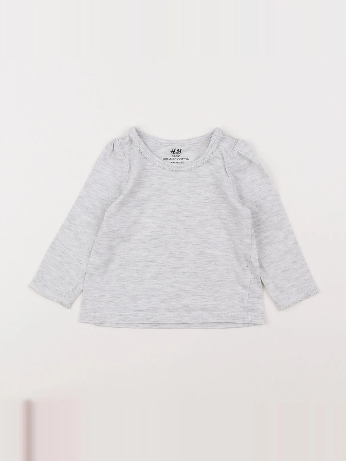 H&M - maillot de corps gris - 6 mois