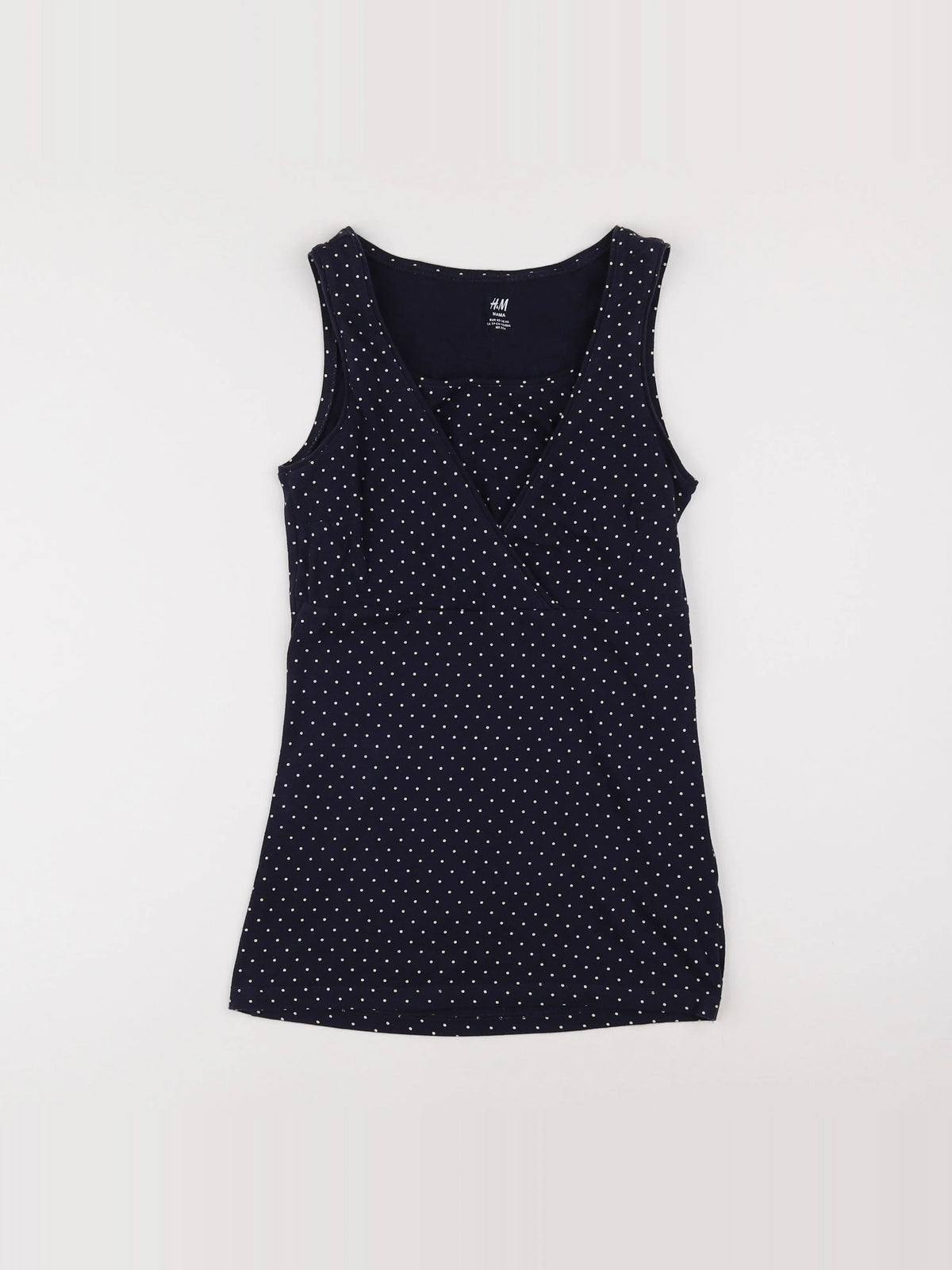 H&M - débardeur allaitement bleu - 34
